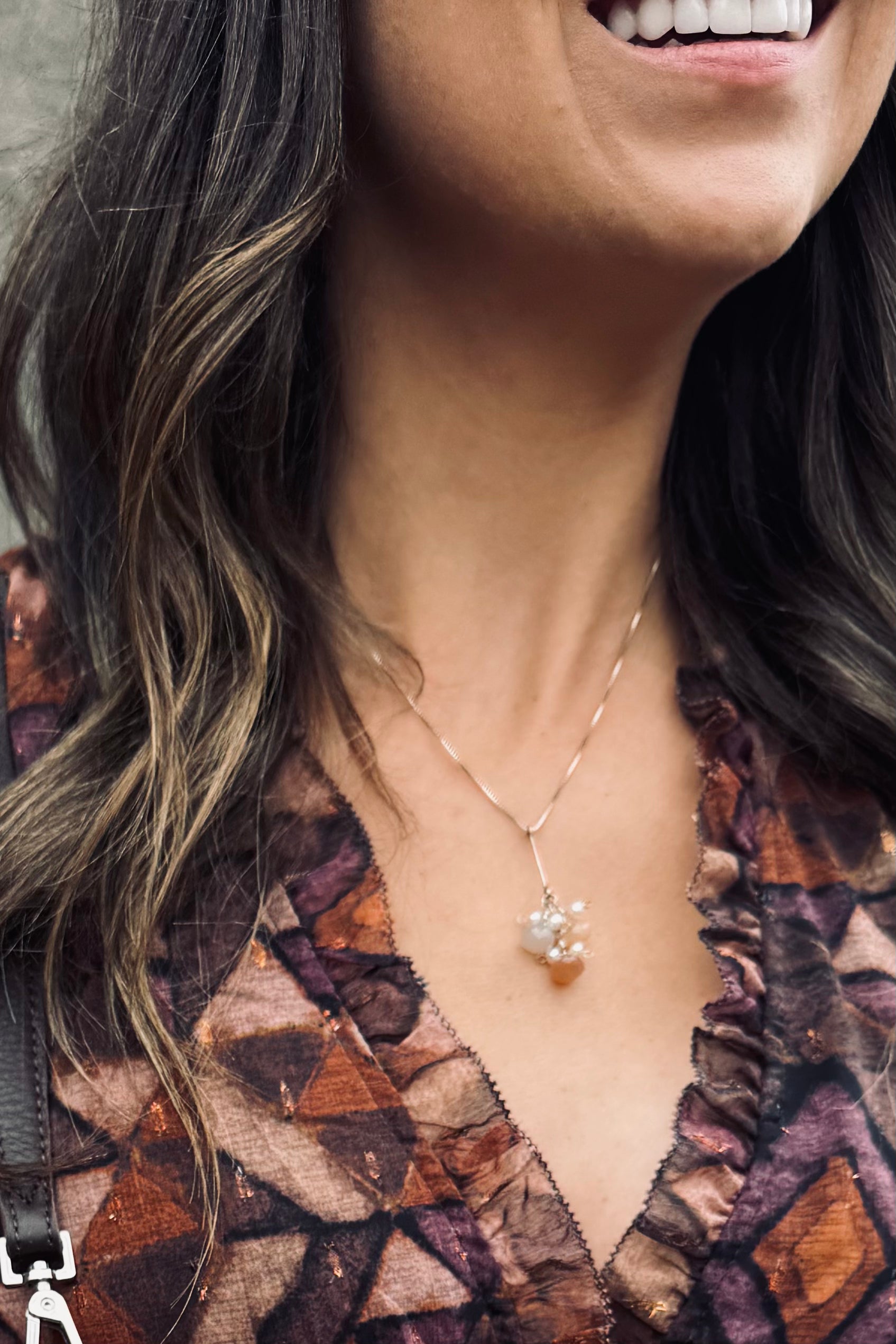 Moonstone And Pearl Necklace