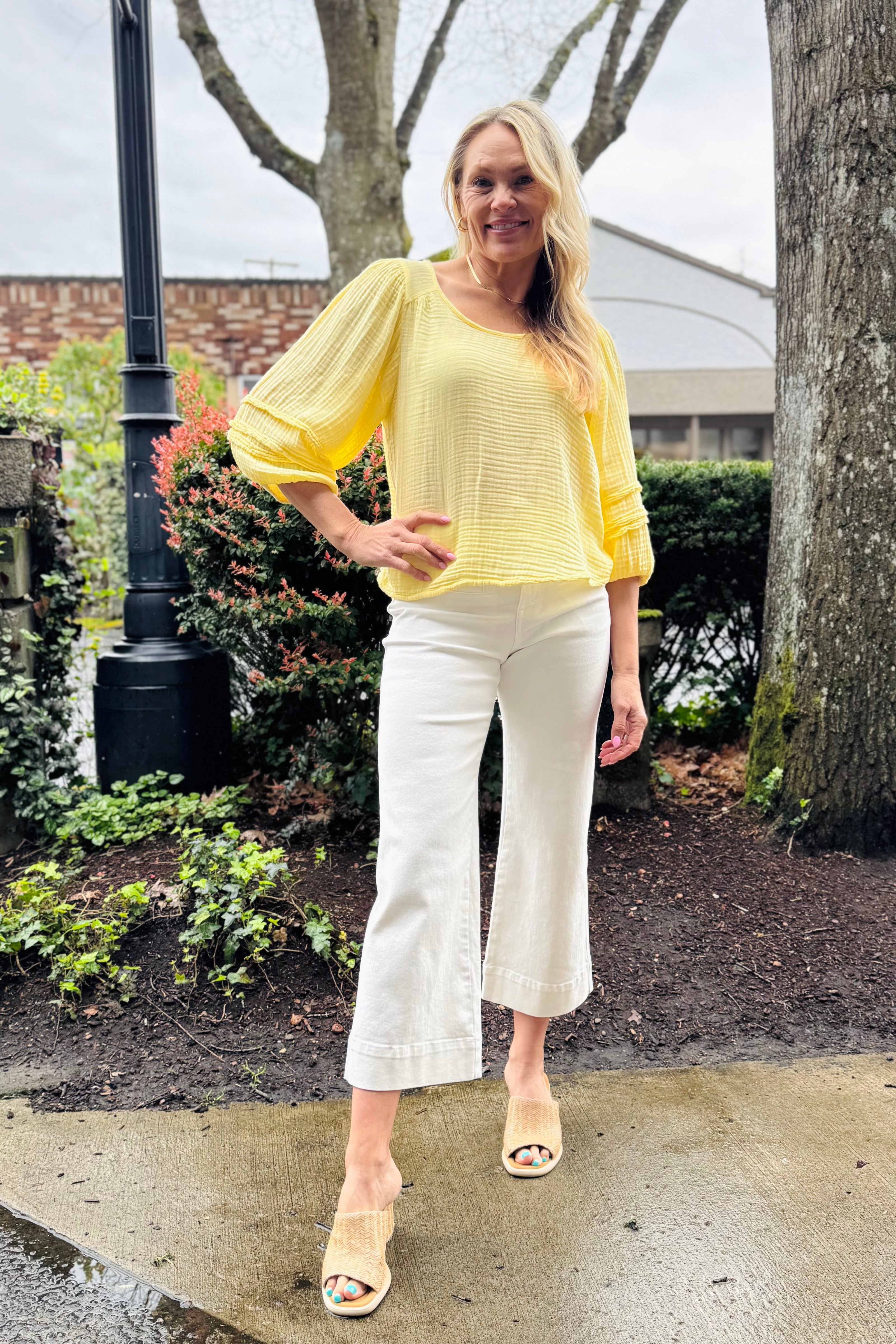 Pruitt Balloon Sleeve Top