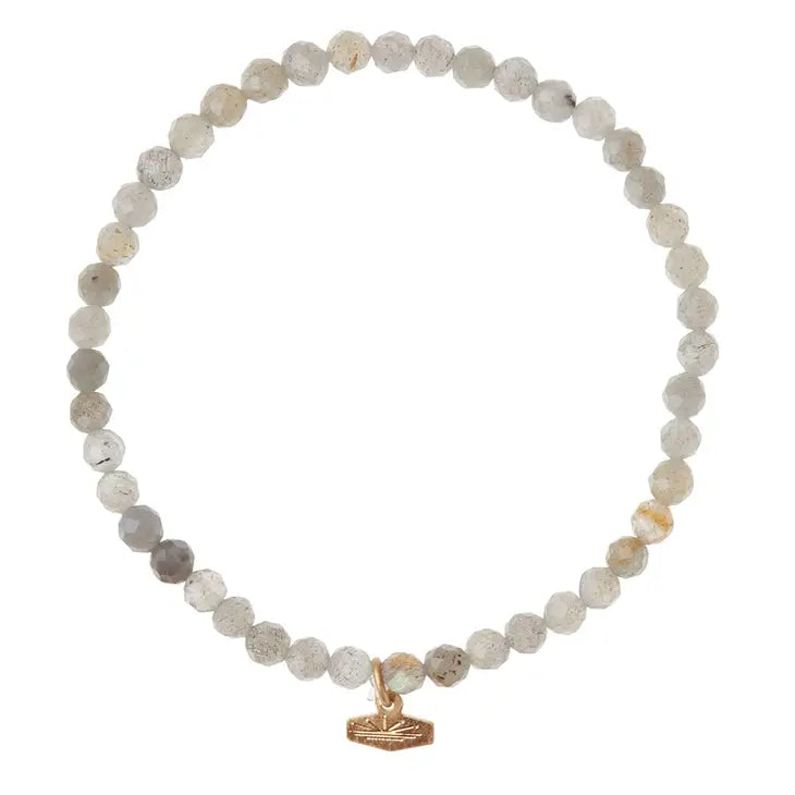 Mini Faceted Stone Bracelet