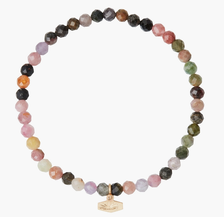 Mini Faceted Stone Bracelet