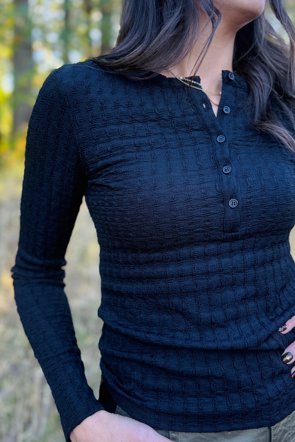 Not So Basic Textured Top