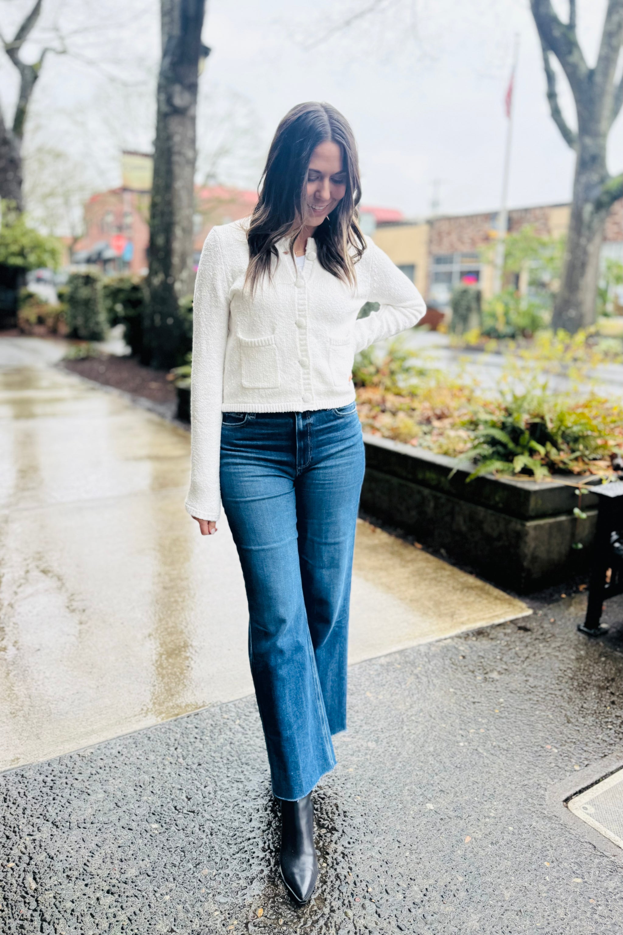 (取寄) ペイジ レディース アネッサ ロー ヘム イン ポエット Paige women Anessa Raw Hem in Poet Poet Anessa 31