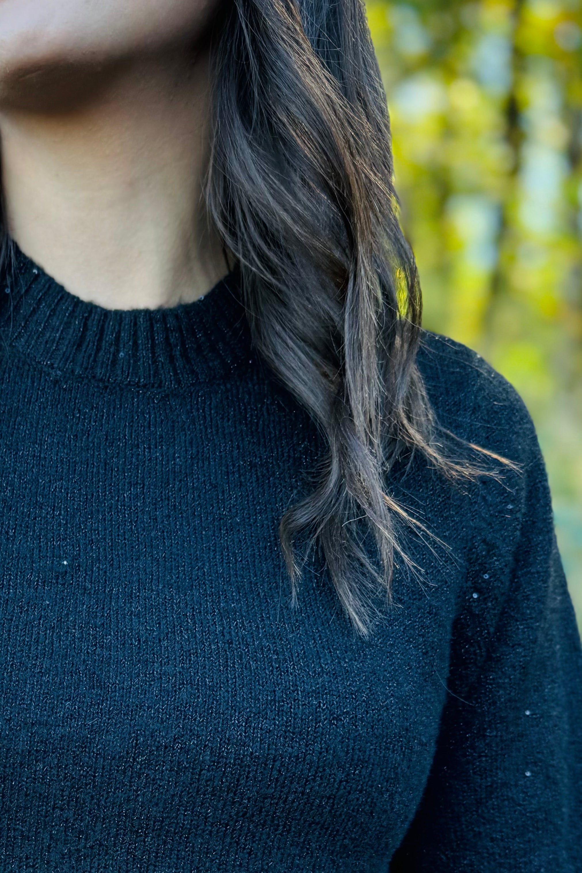 Perfect Sequin Sweater Tee