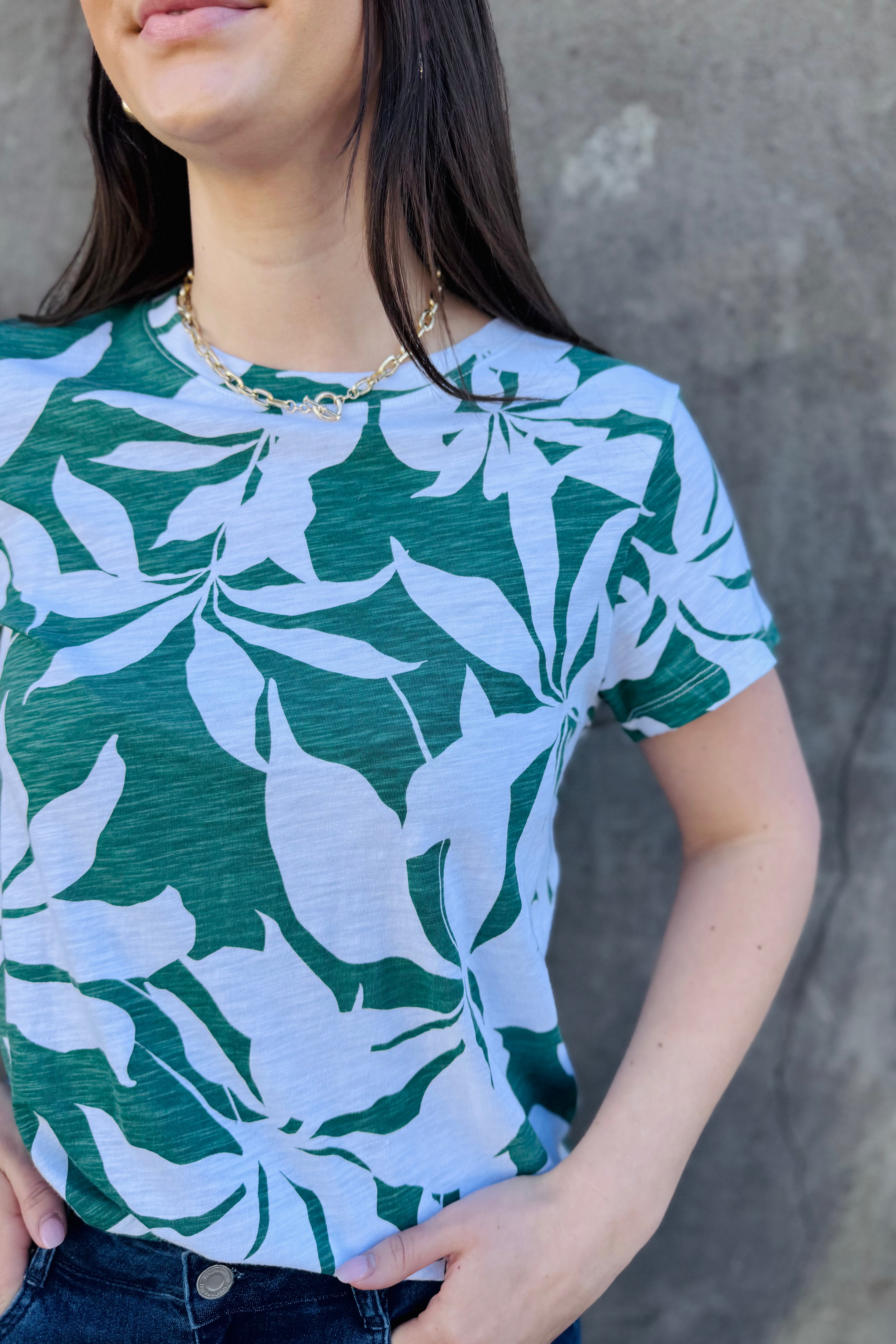 The Perfect Tee - Green Inked