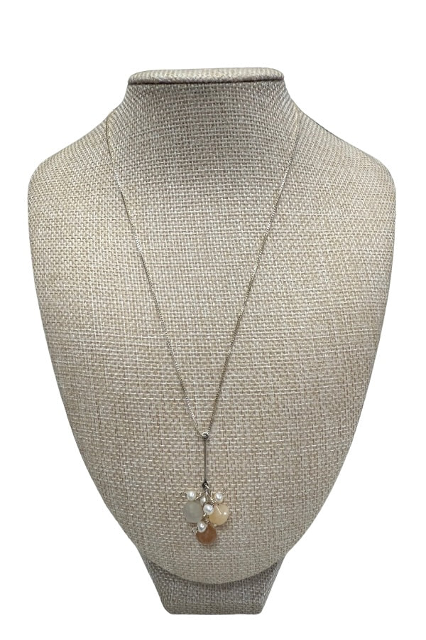 Moonstone And Pearl Necklace