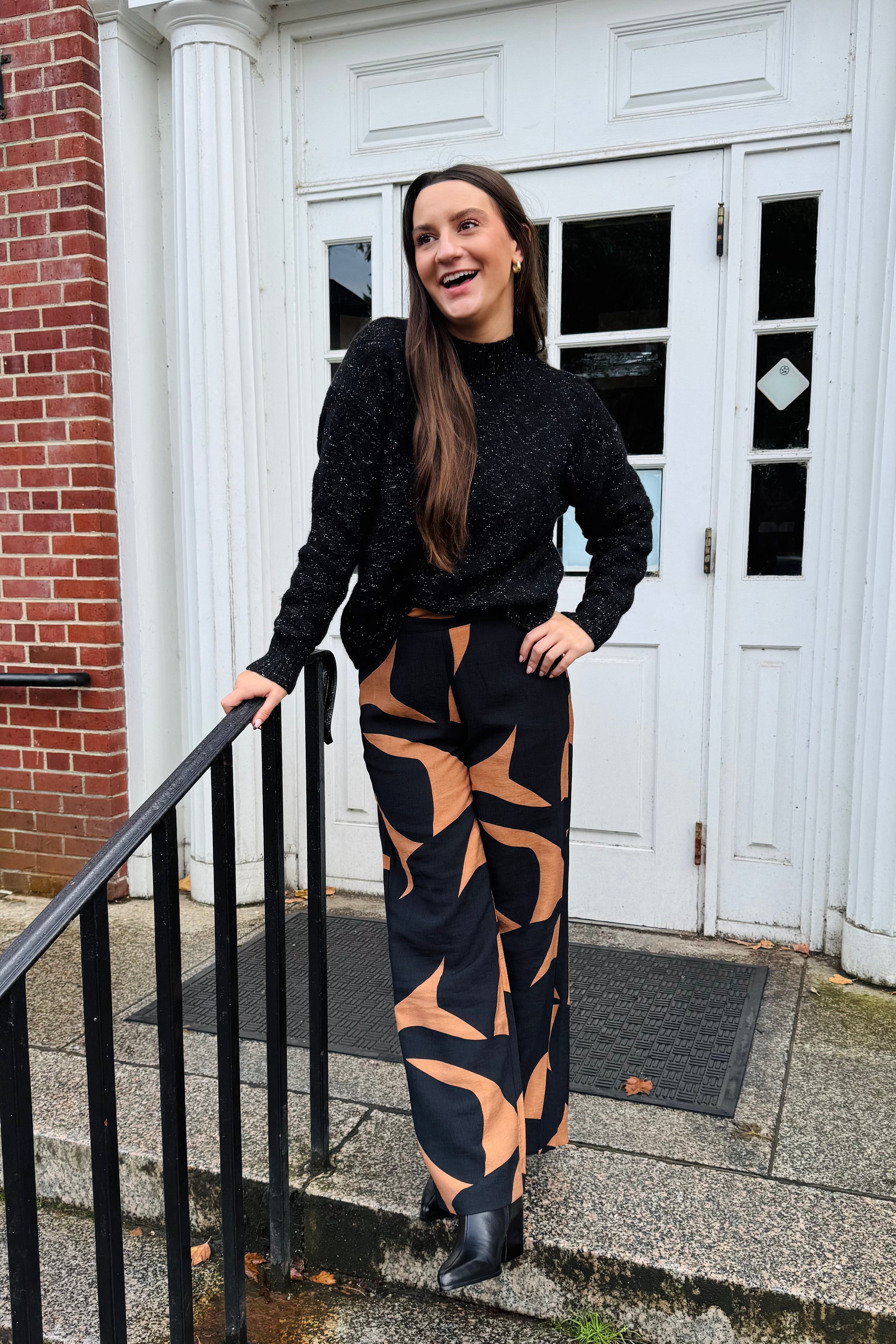 Pull On Pant W/ Smocked Back