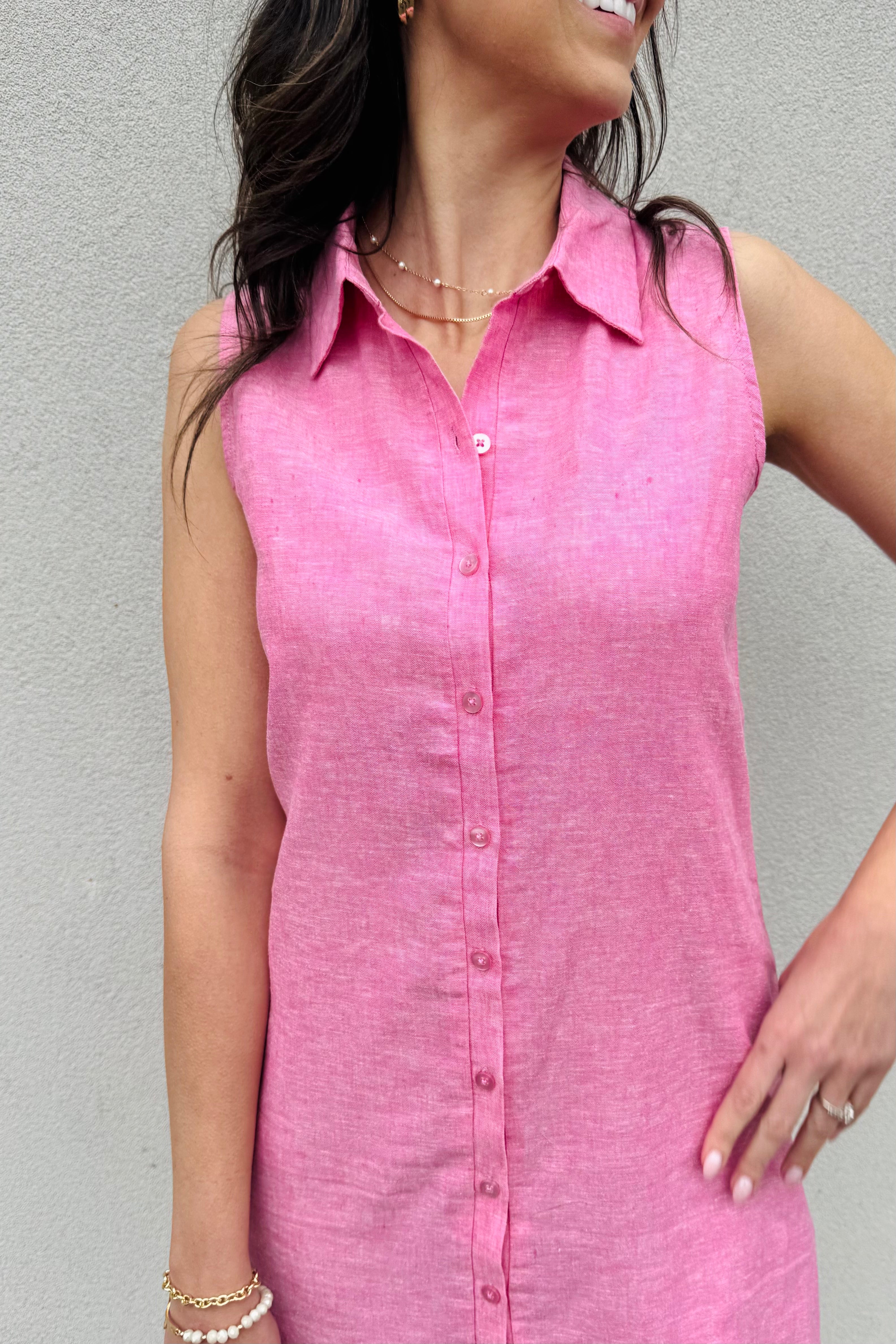 Sleeveless Ruffle Dress