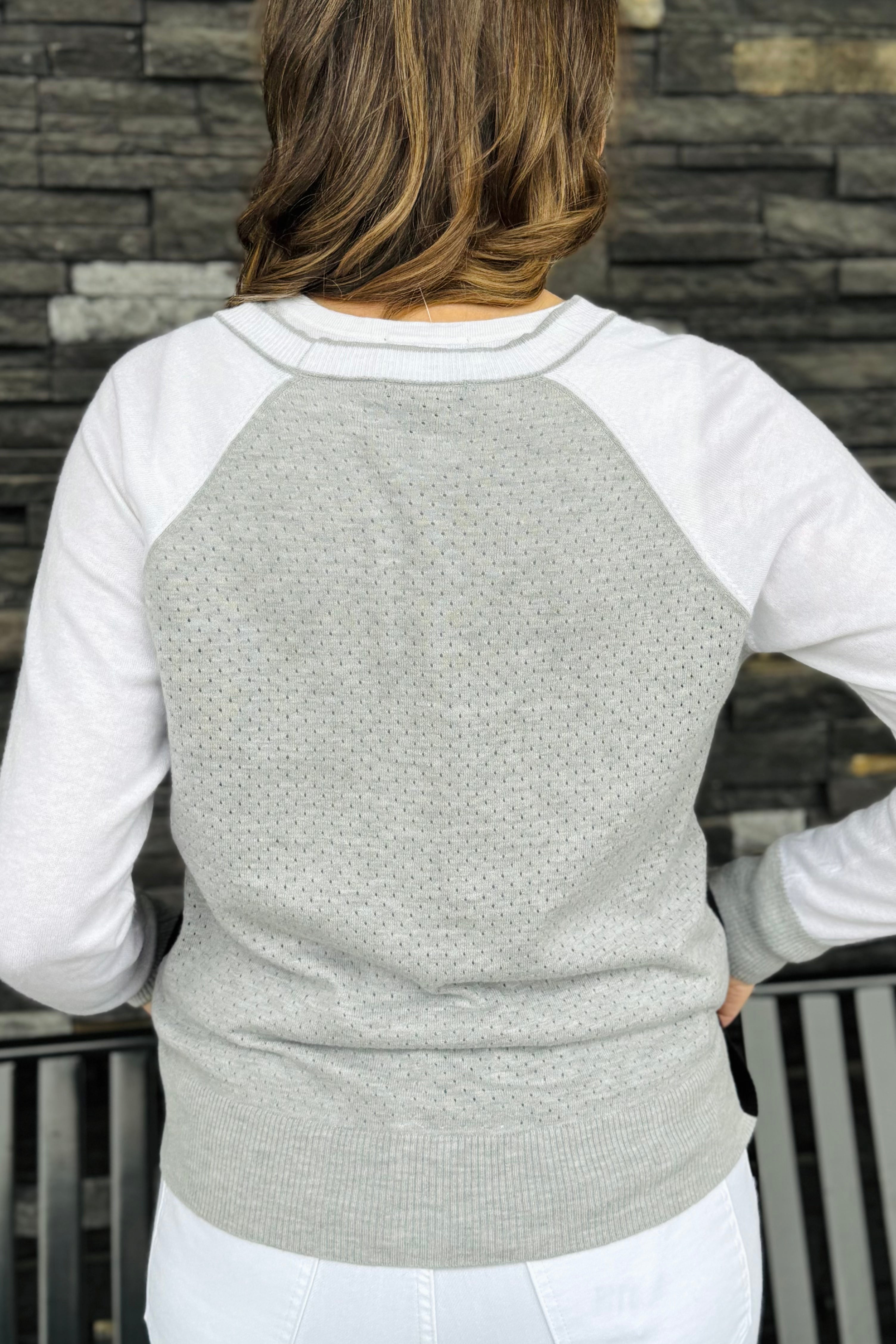 Color Block Cardigan