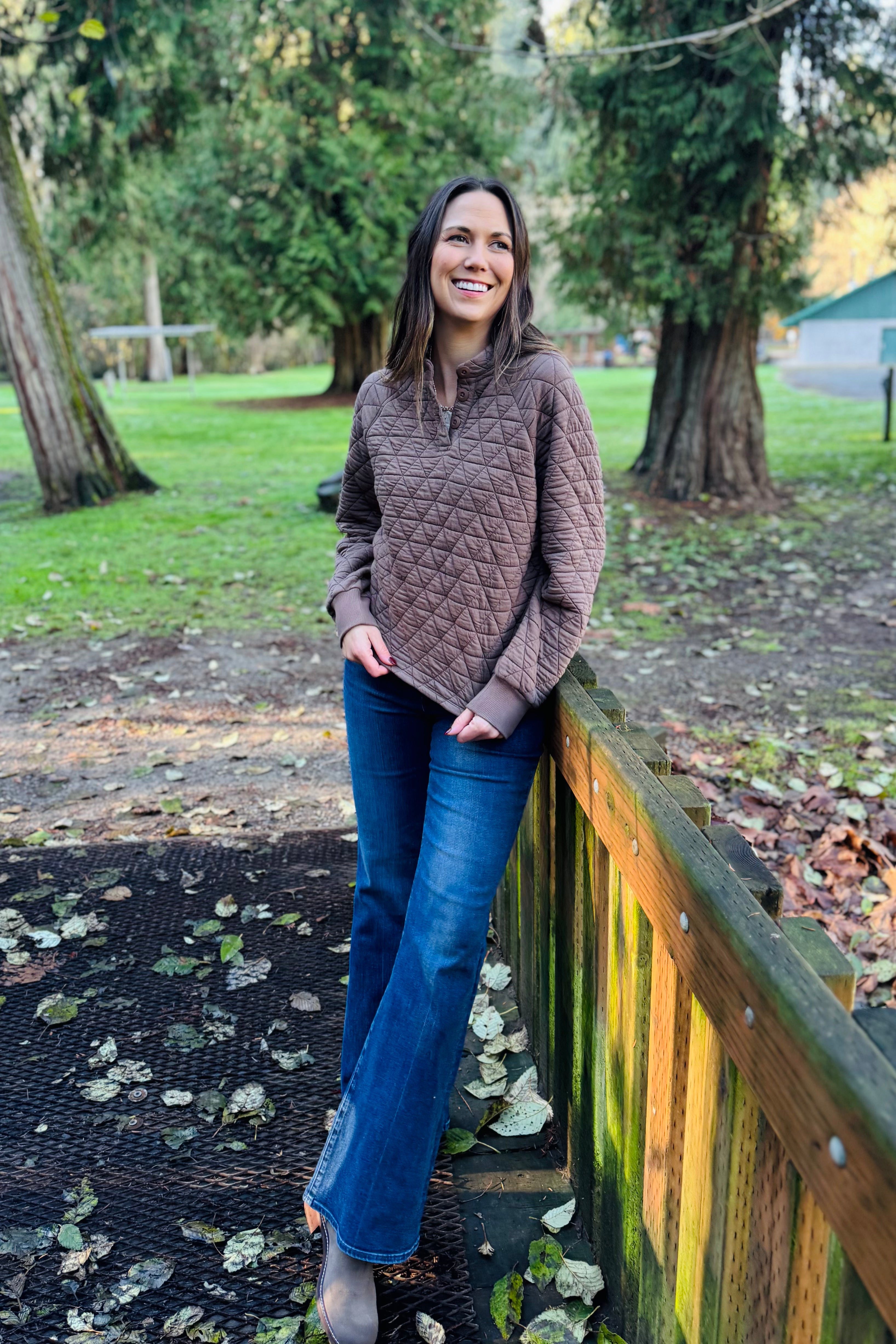 Quilted Button Popover