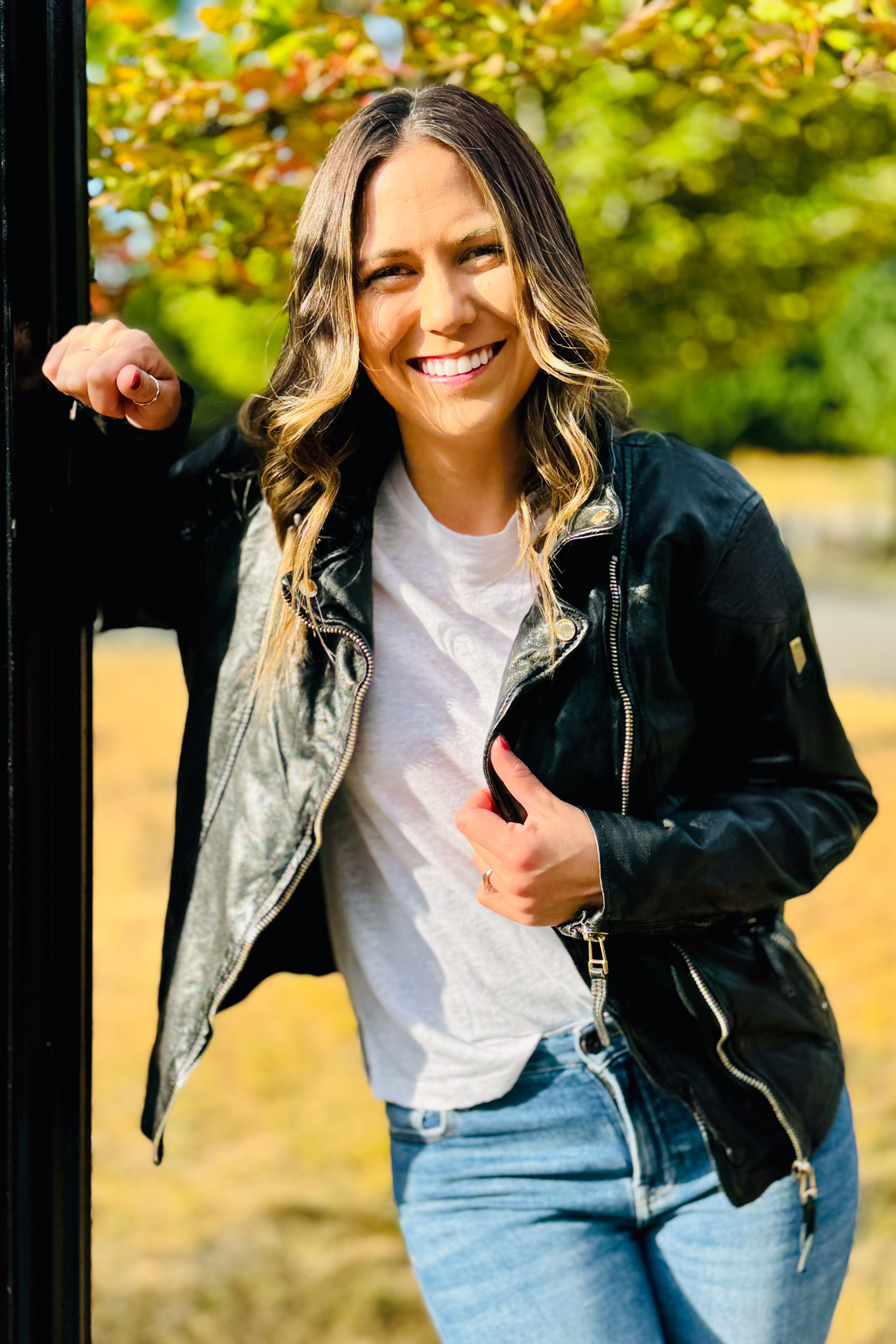 Raizel Leather Jacket Black