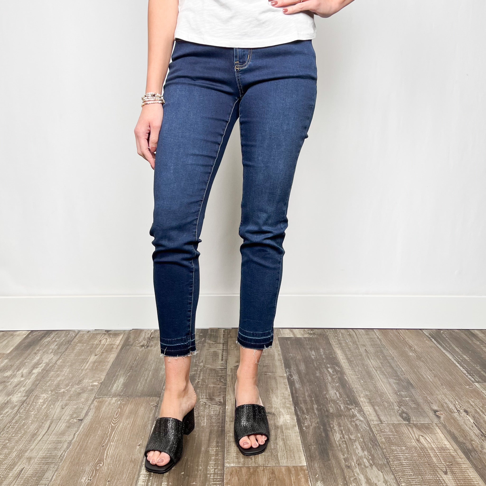 Reflective Hem Jean