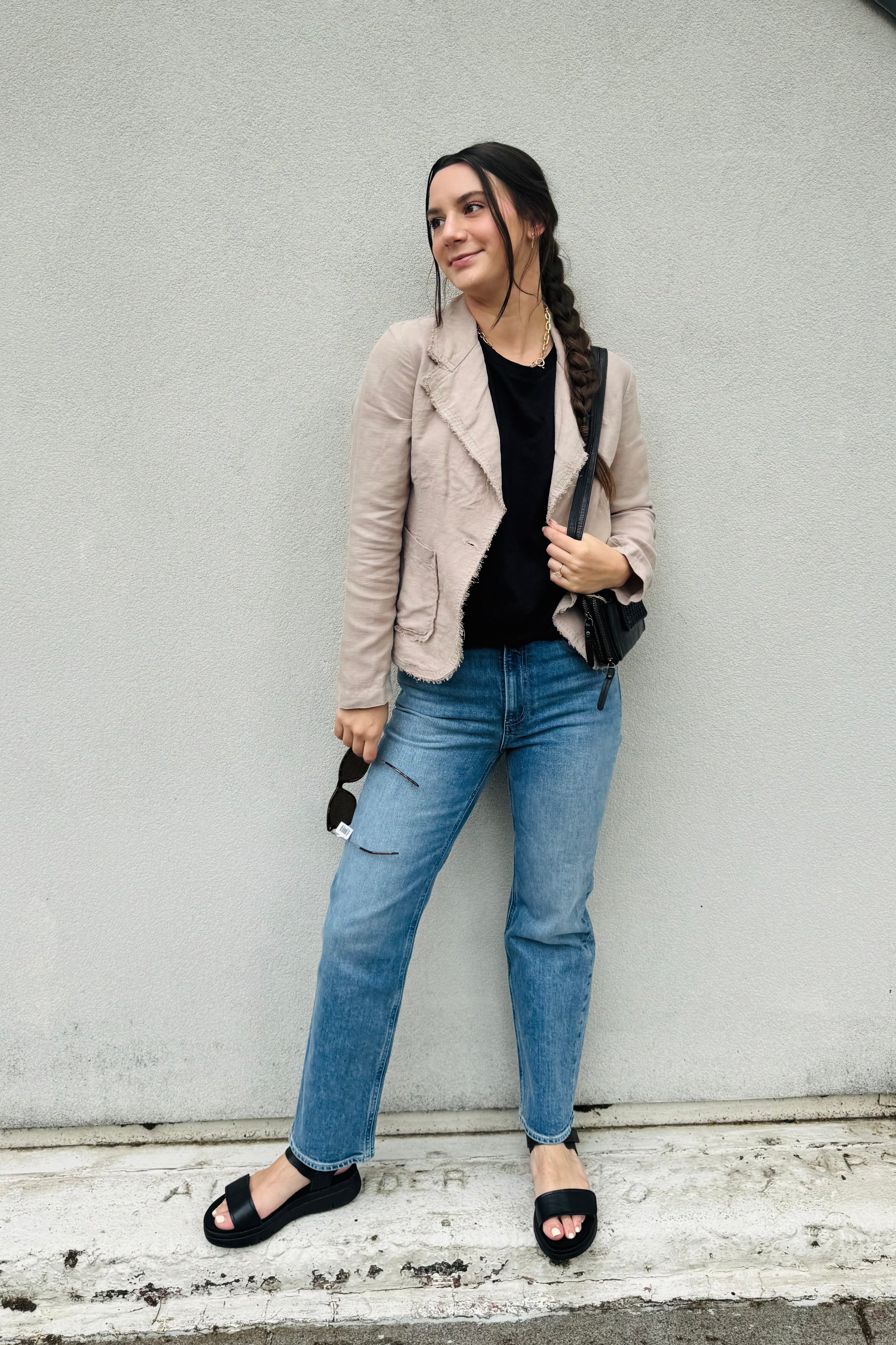 Raw Edge Blazer