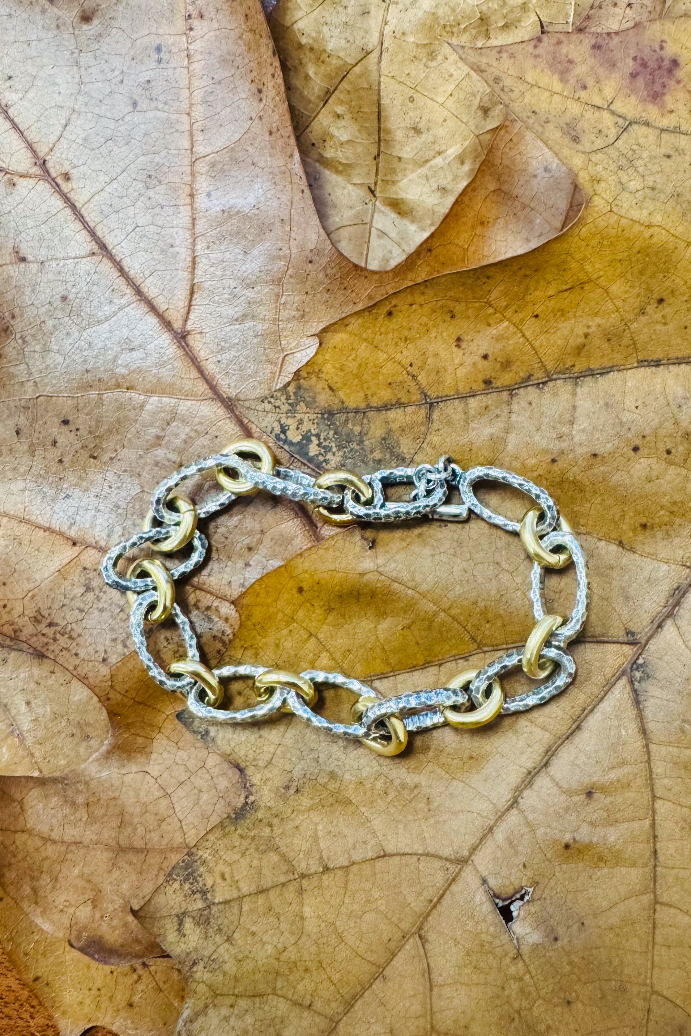 Two-Tone Ravelle Bracelet 8"