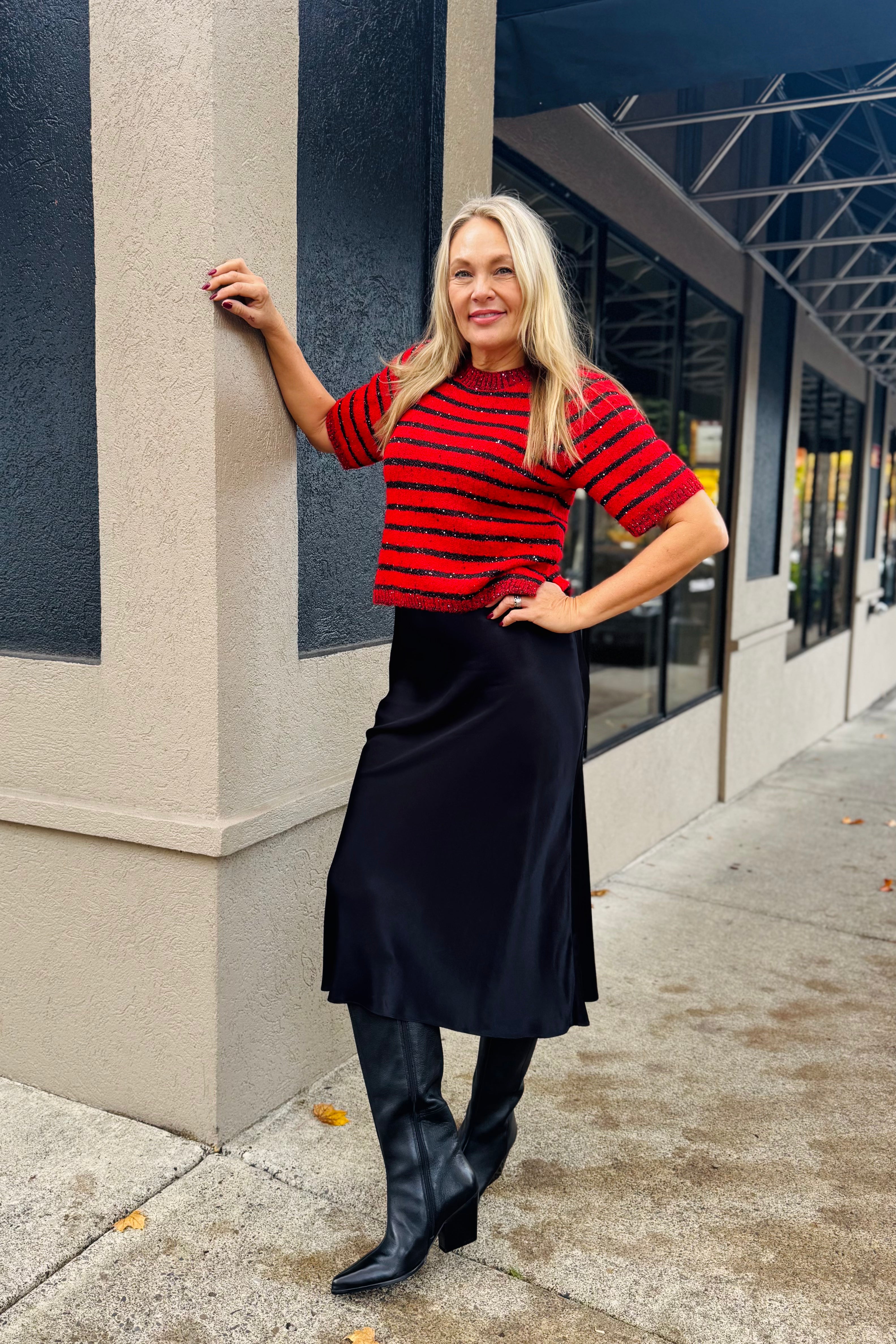 S/S Shine Sweater Tee