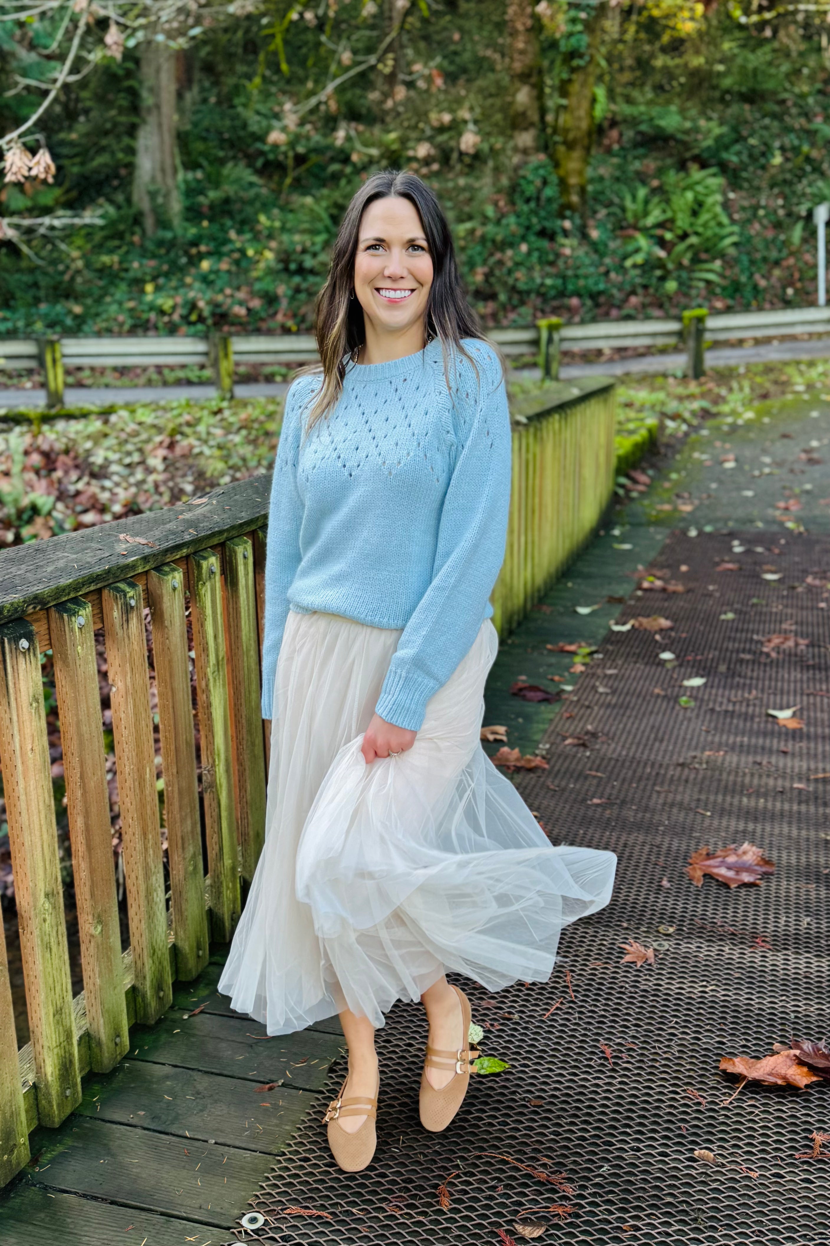 Femme Openwork Sweater