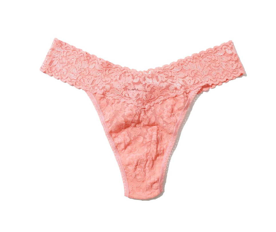 Solid Signature Lace Original Rise Thongs