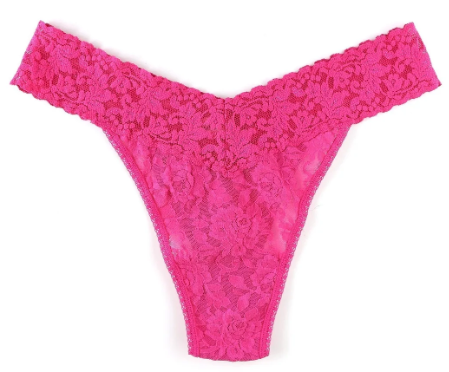 Solid Signature Lace Original Rise Thongs