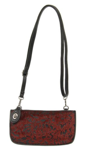 Faux Fur Mini Crossbody Wristlet