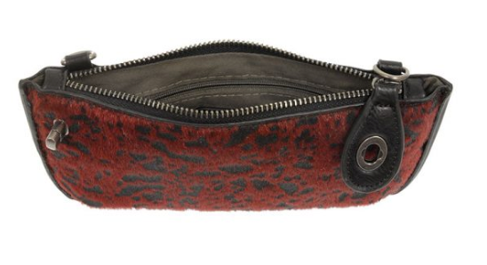 Faux Fur Mini Crossbody Wristlet