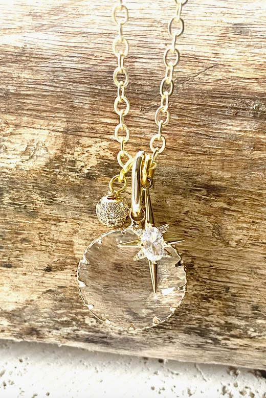 Crystal Gold Boutique Necklace