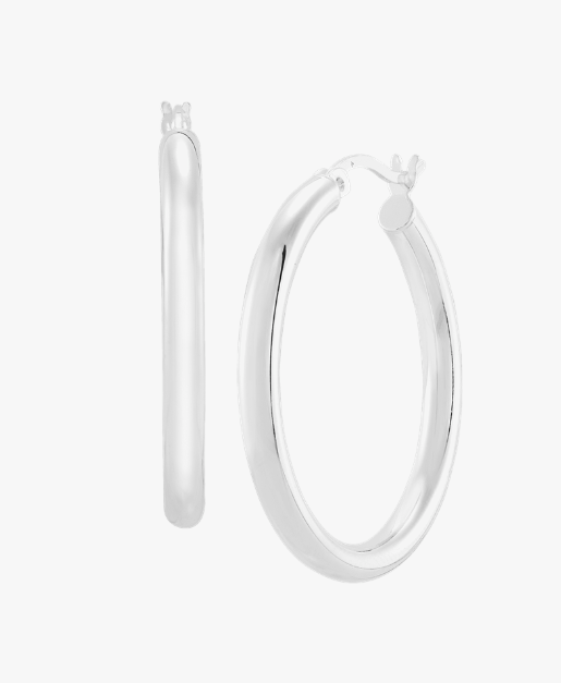 Ringmaster Hoop Earrings - Silver