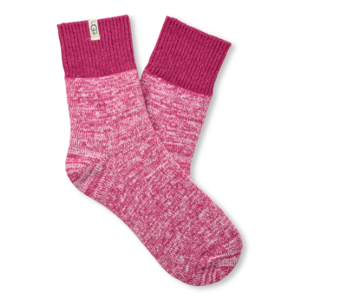 Rib Knit Slouchy Quarter Sock