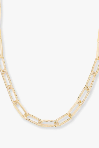 Carrie Pave Chain Necklace
