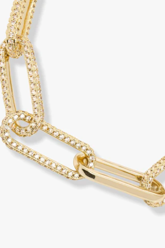 Carrie Pave Chain Necklace