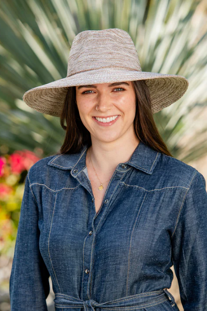 Victoria Diva Hat-Mixed Camel