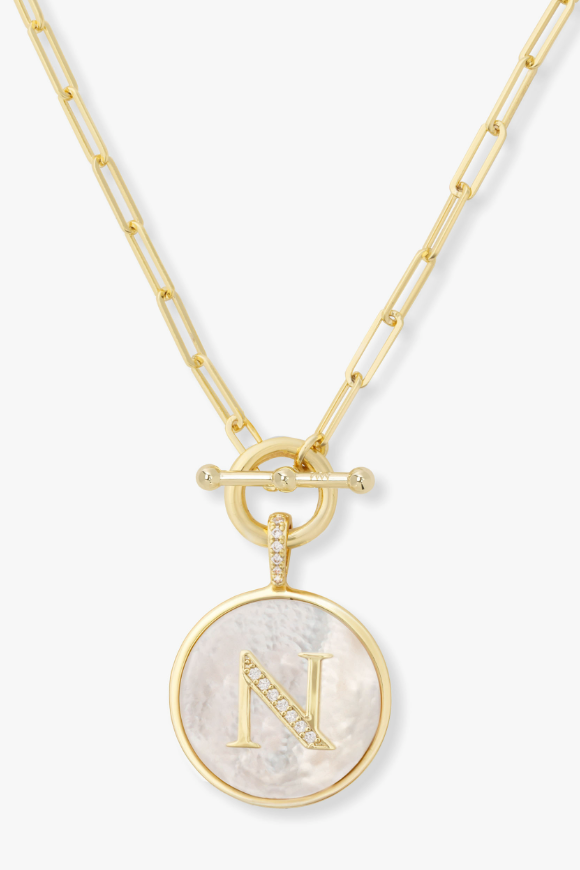Love Letters Medallion Necklace - N
