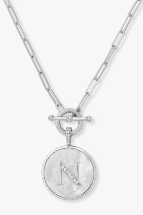 Love Letters Medallion Necklace - N