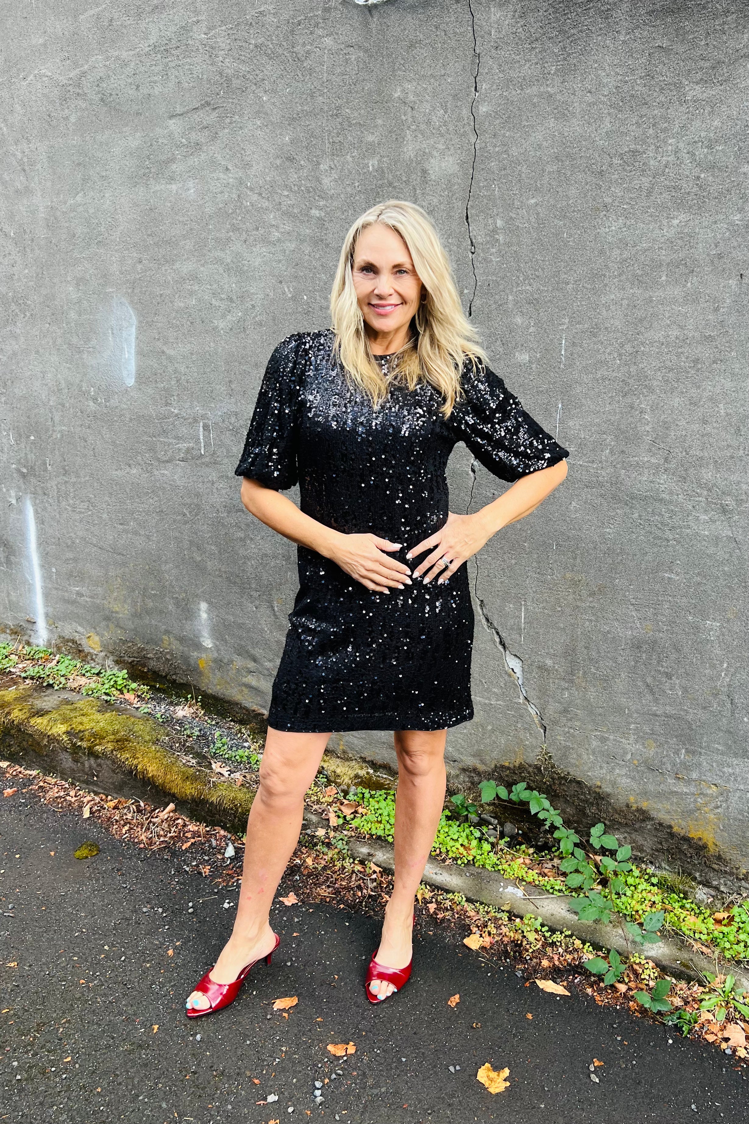 Sequins On Sequins Dress