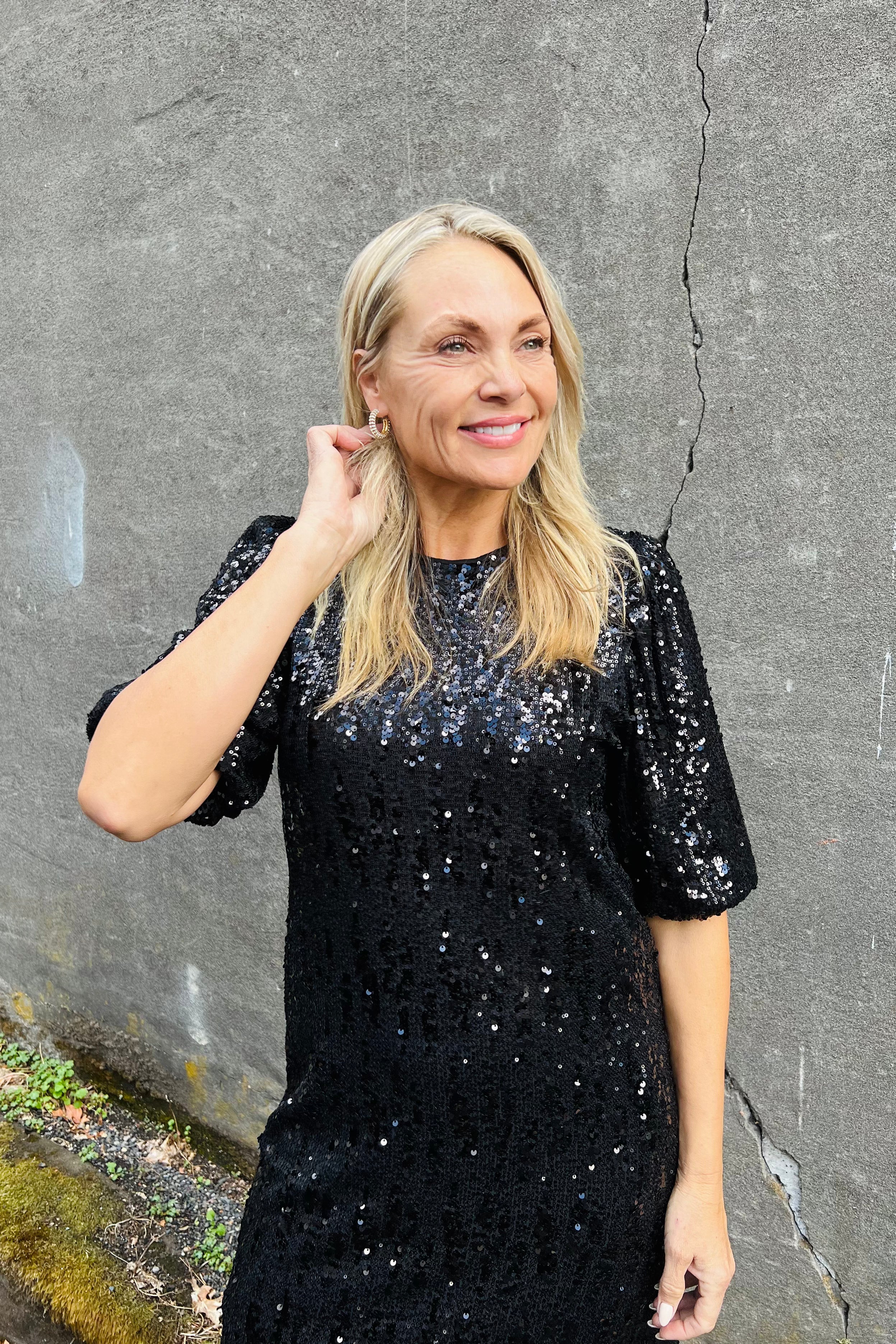 Sequins On Sequins Dress