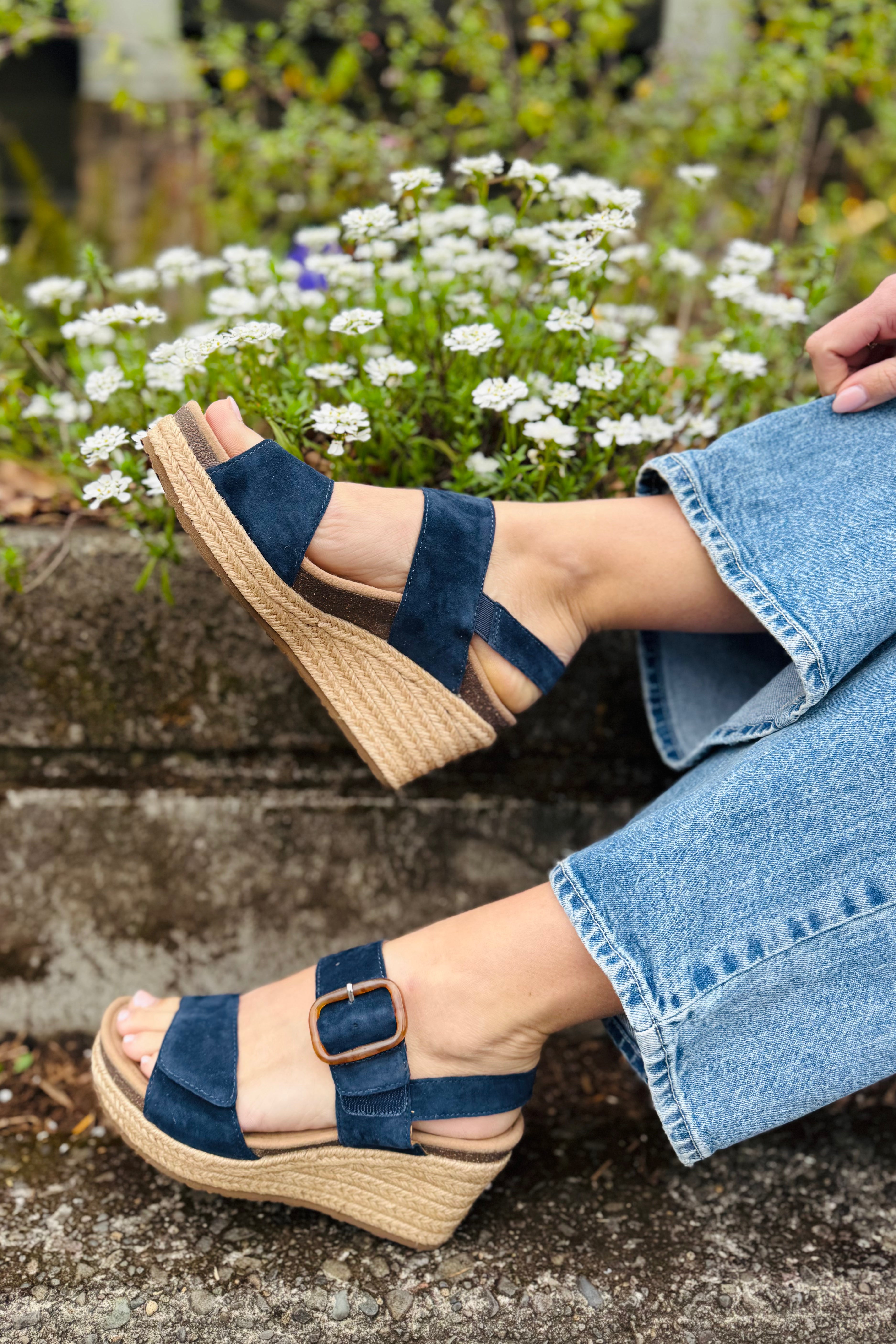 Ashley Wedge-Navy