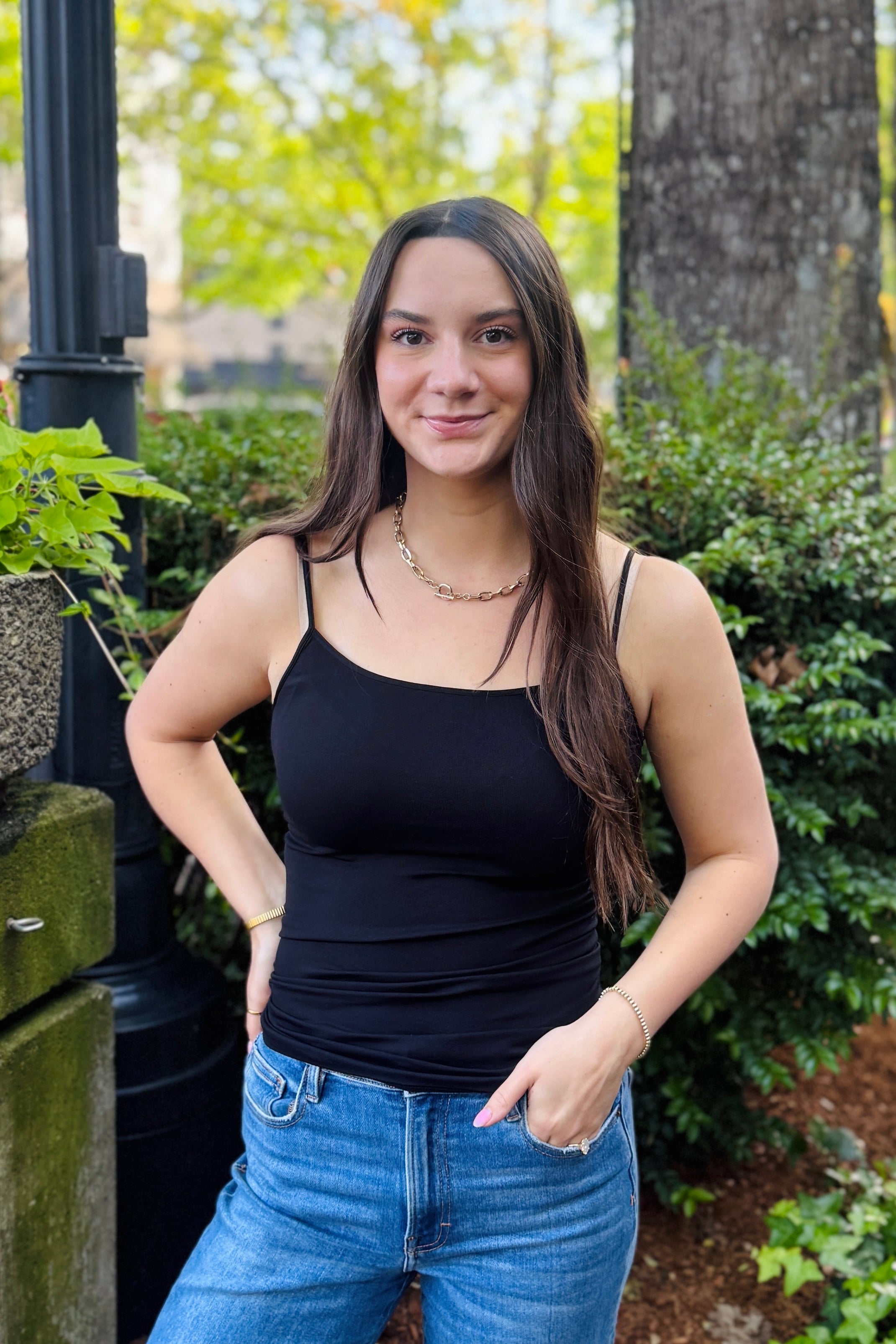 Signature Cami Black