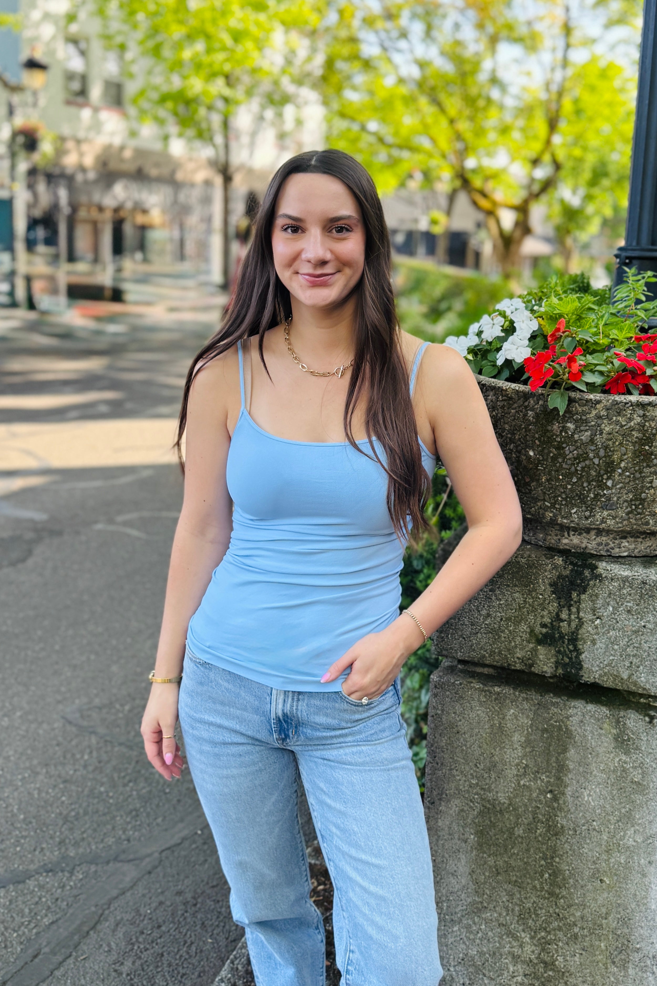 Signature Cami - Serene Blue