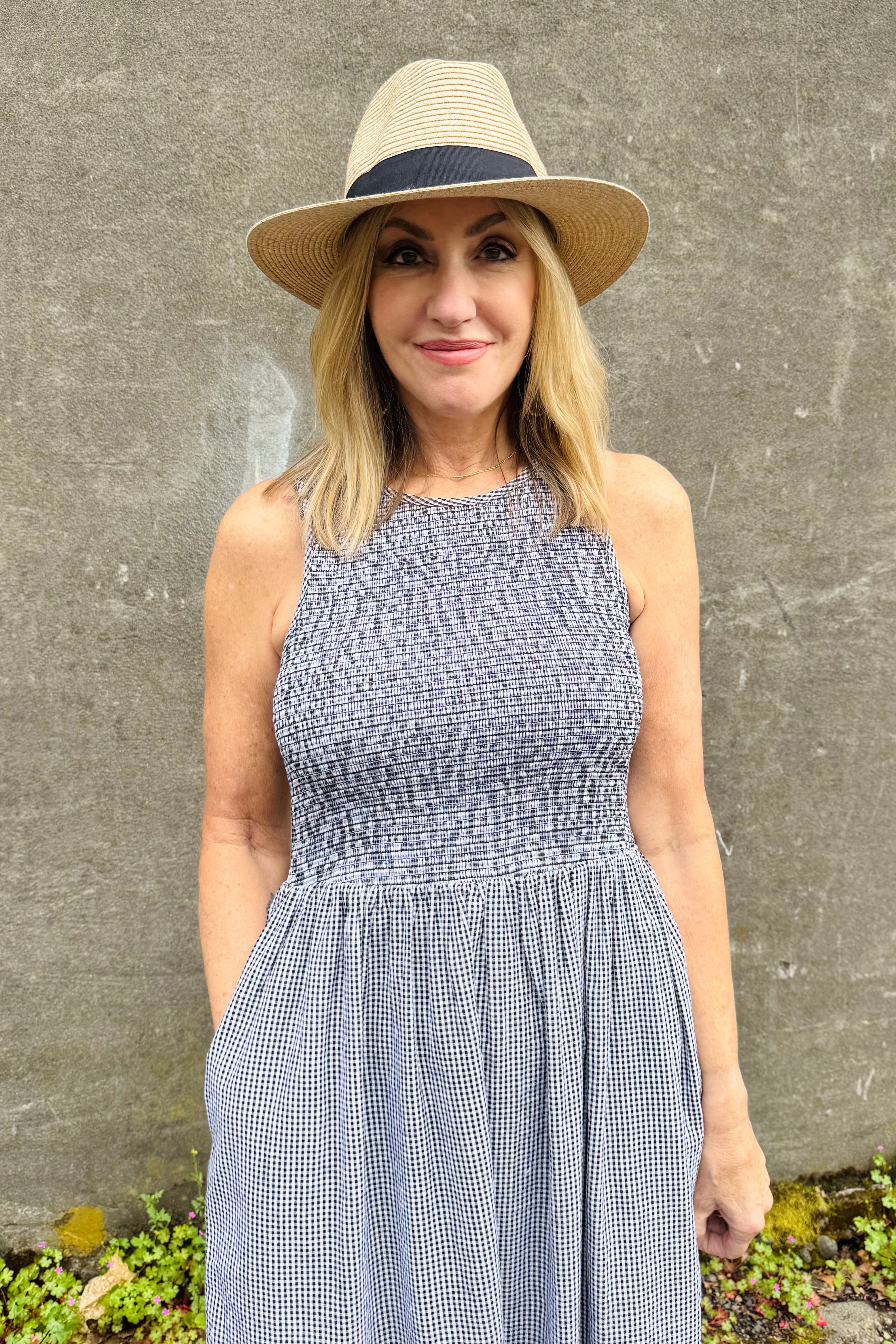 Sleeveless Ruching Top Dress