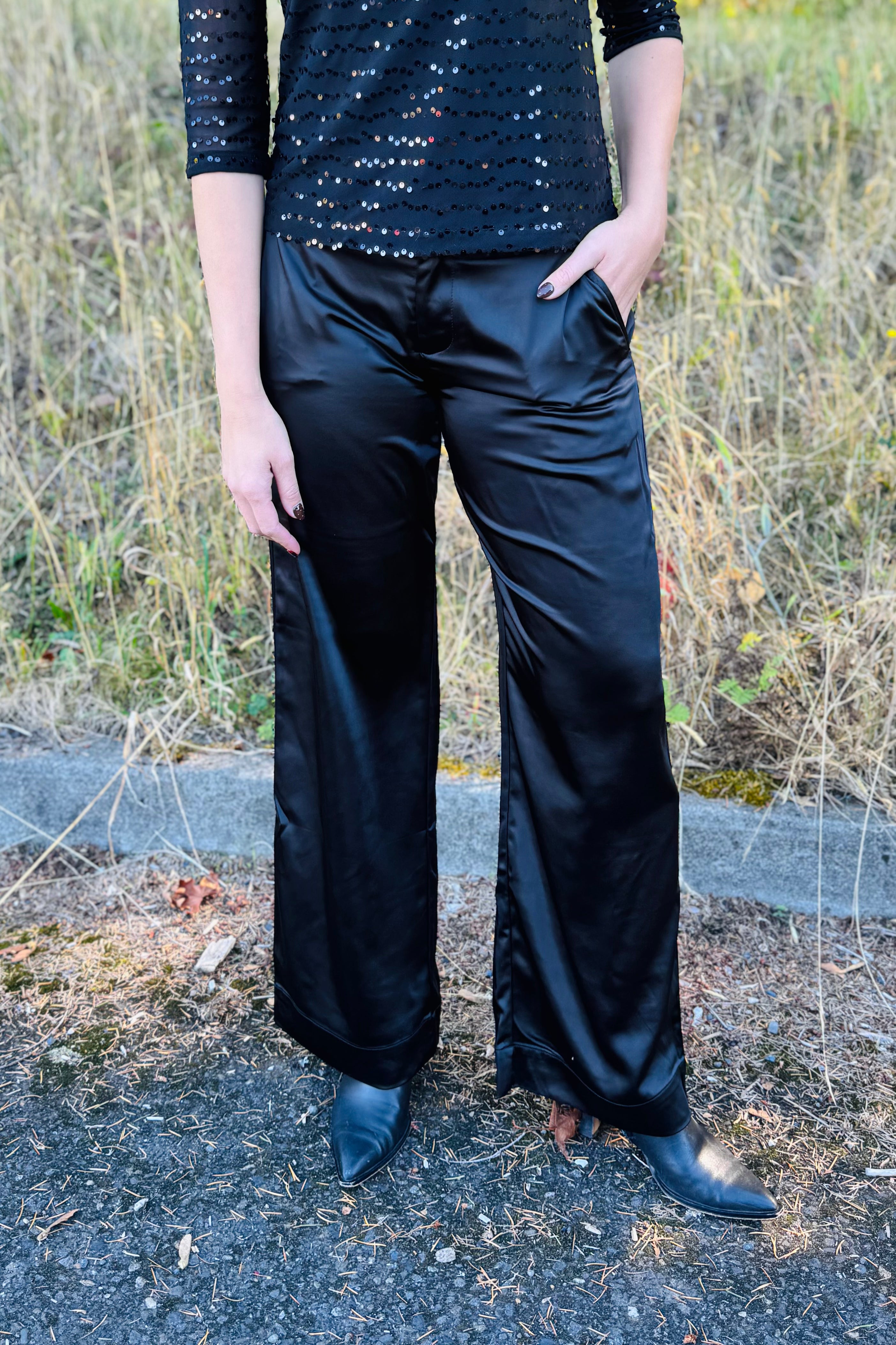 Spotlight Satin Trouser