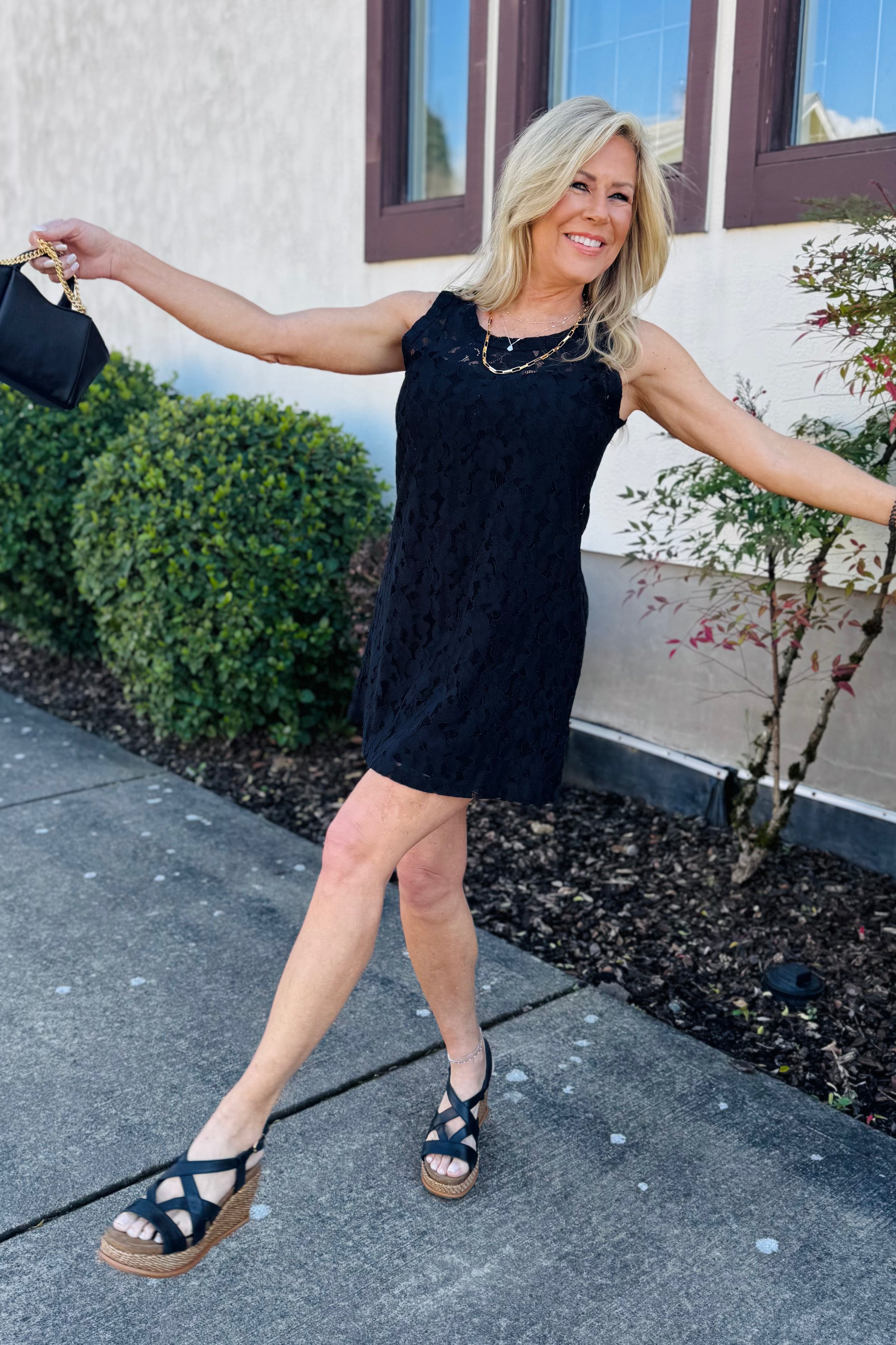 Sunday Best Lace Tank Dress