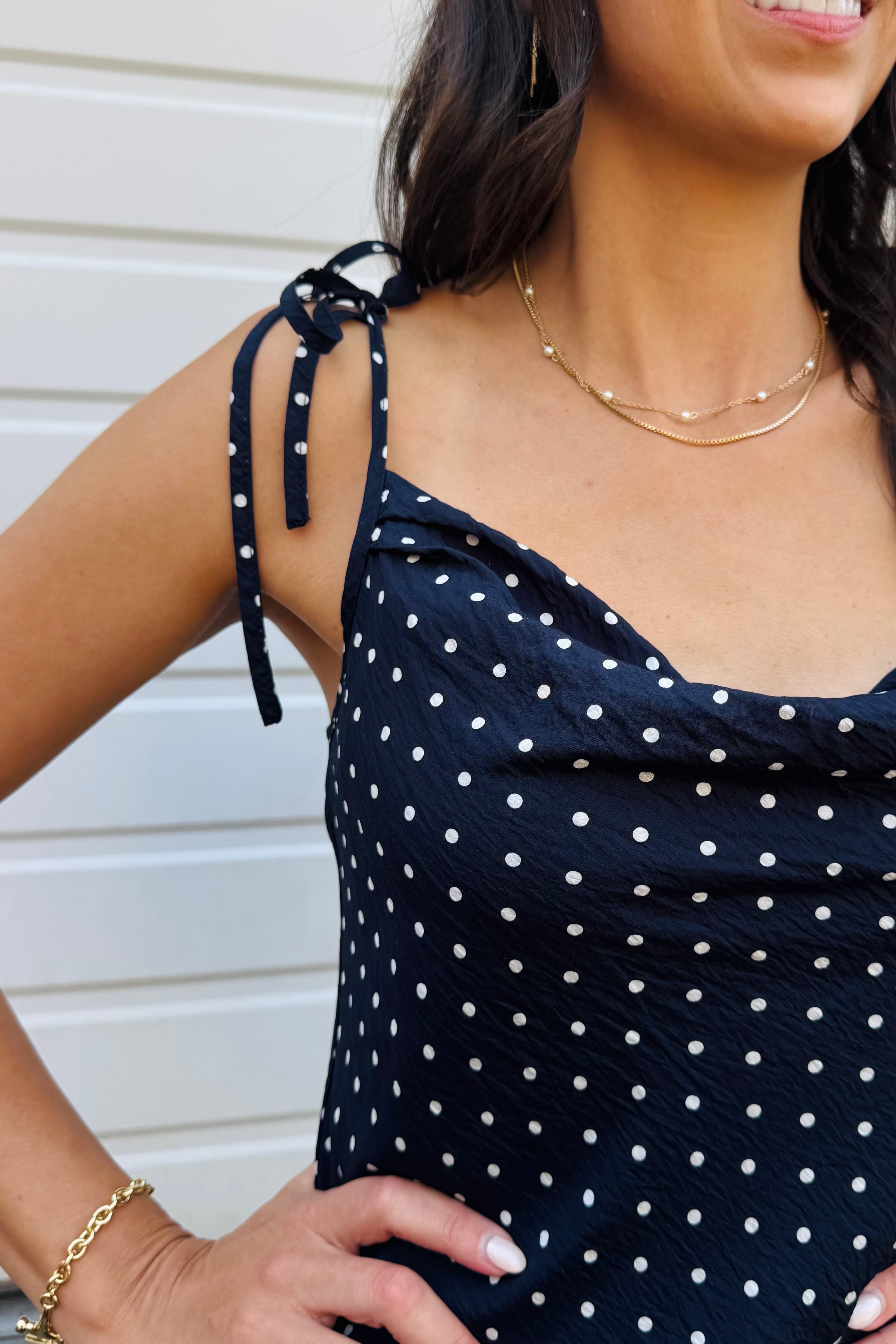 Polka Dot Midi Dress