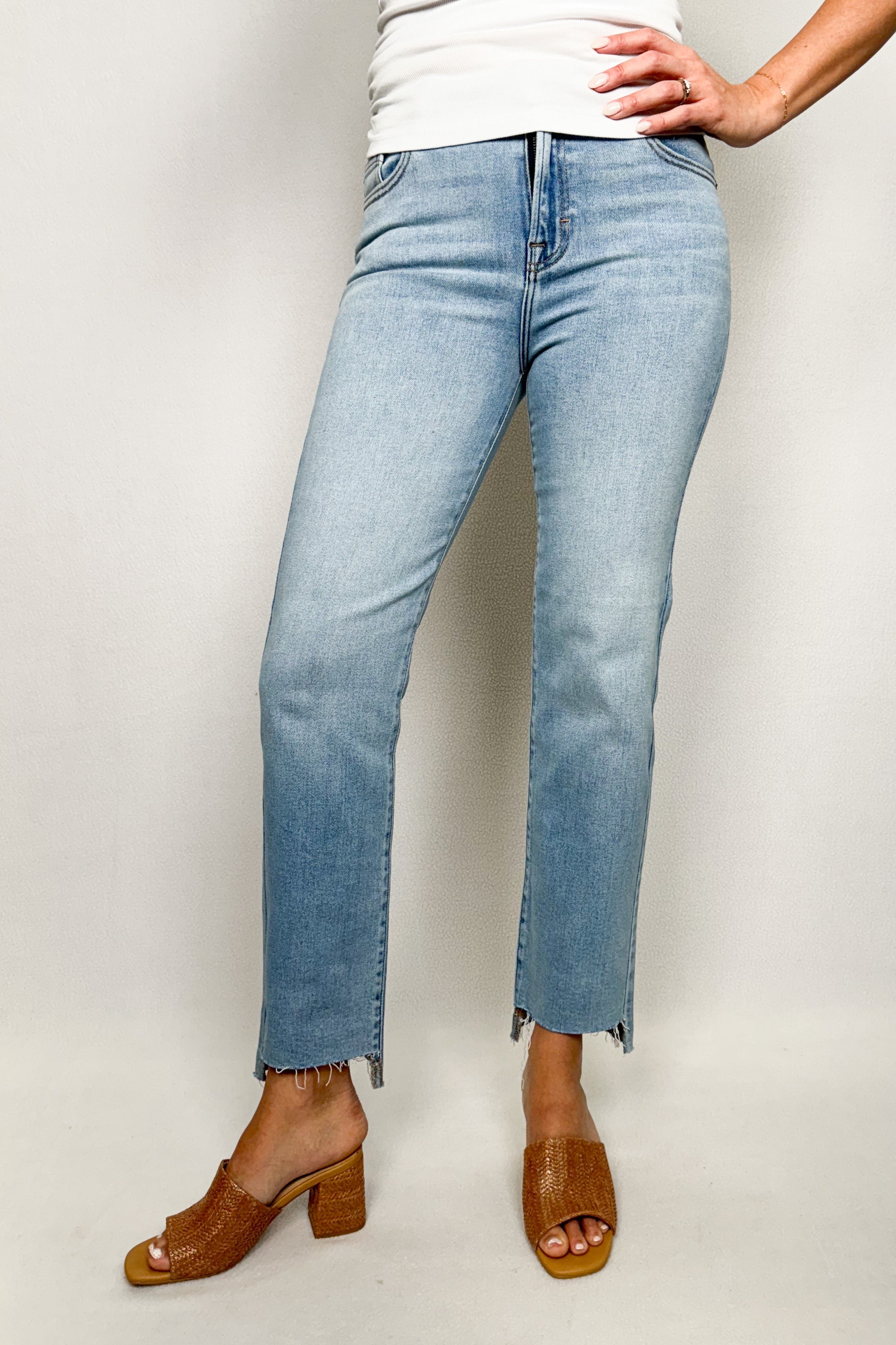 Tracey Step Hem Straight Jean