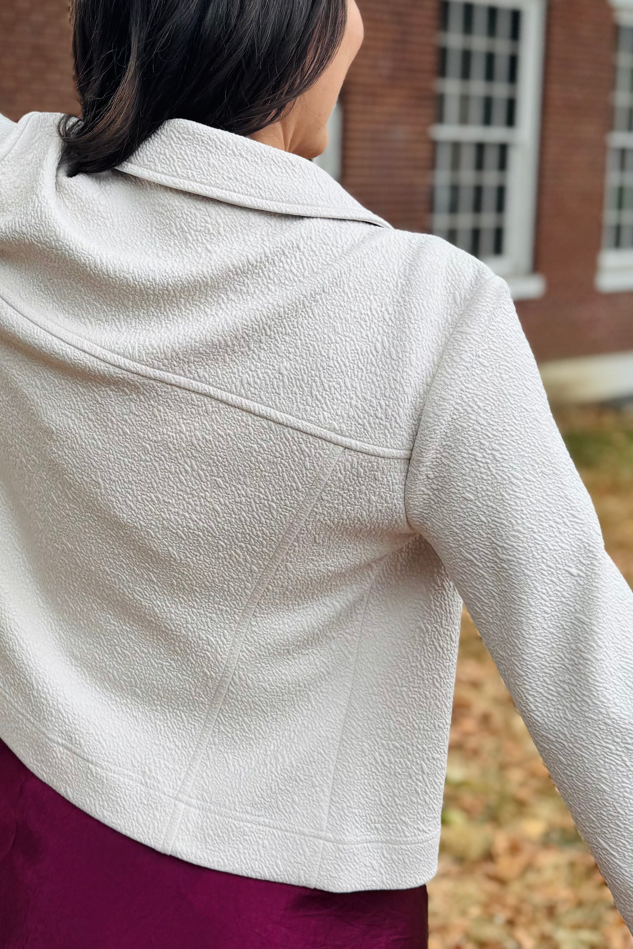Textured Boxy Jacket