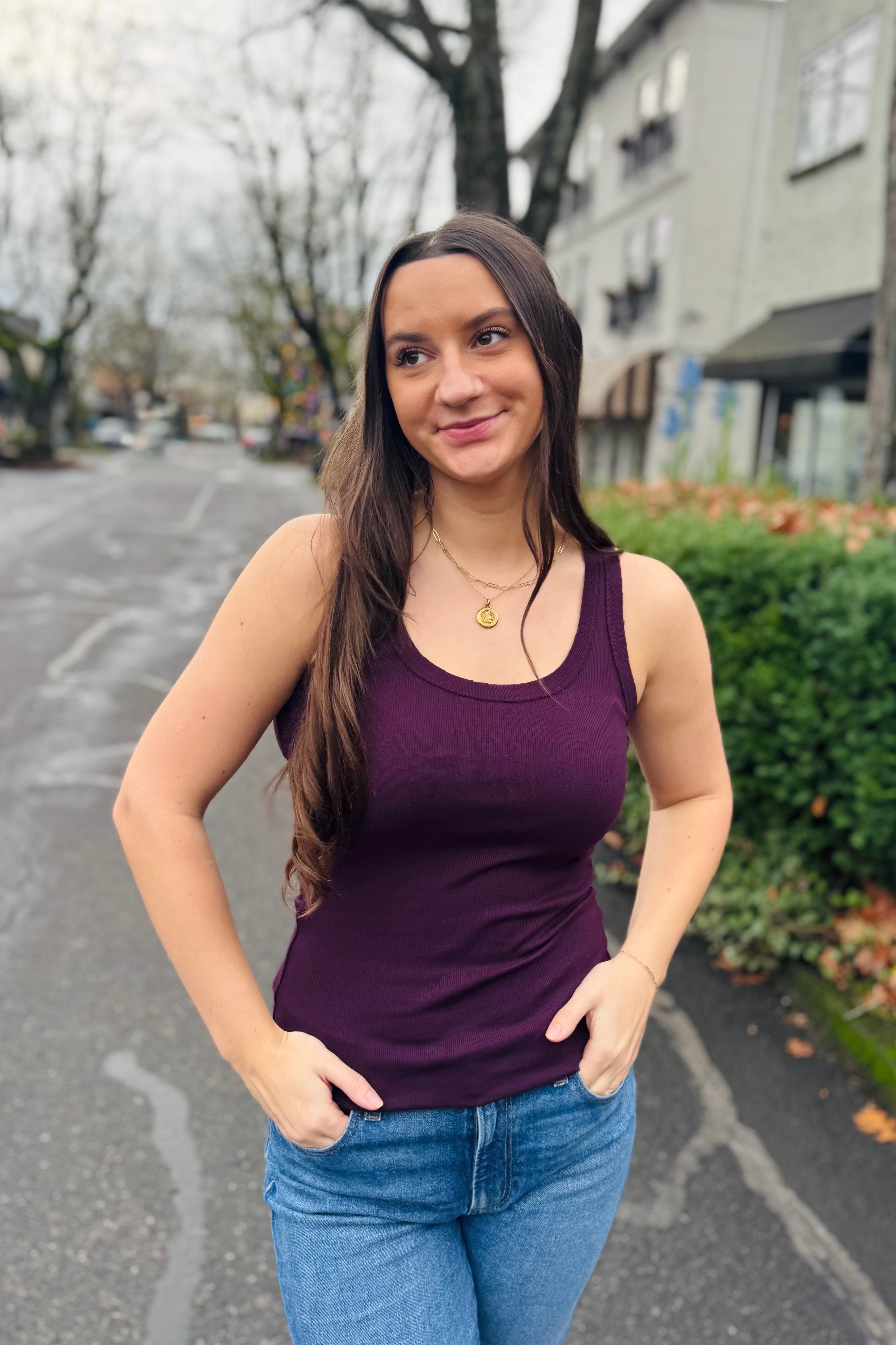 Tiburon Tank - Amethyst