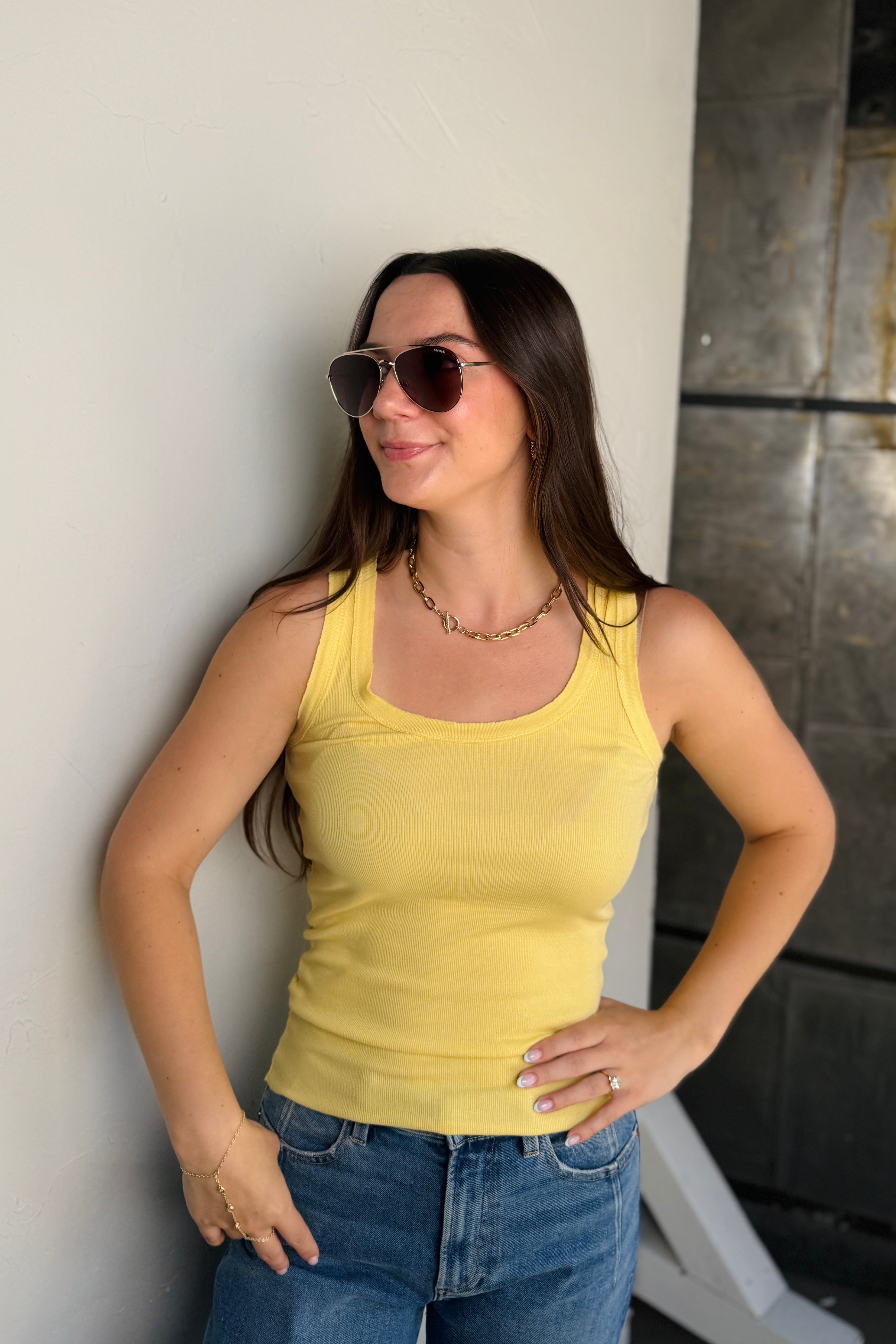 Tiburon Tank - Citrine