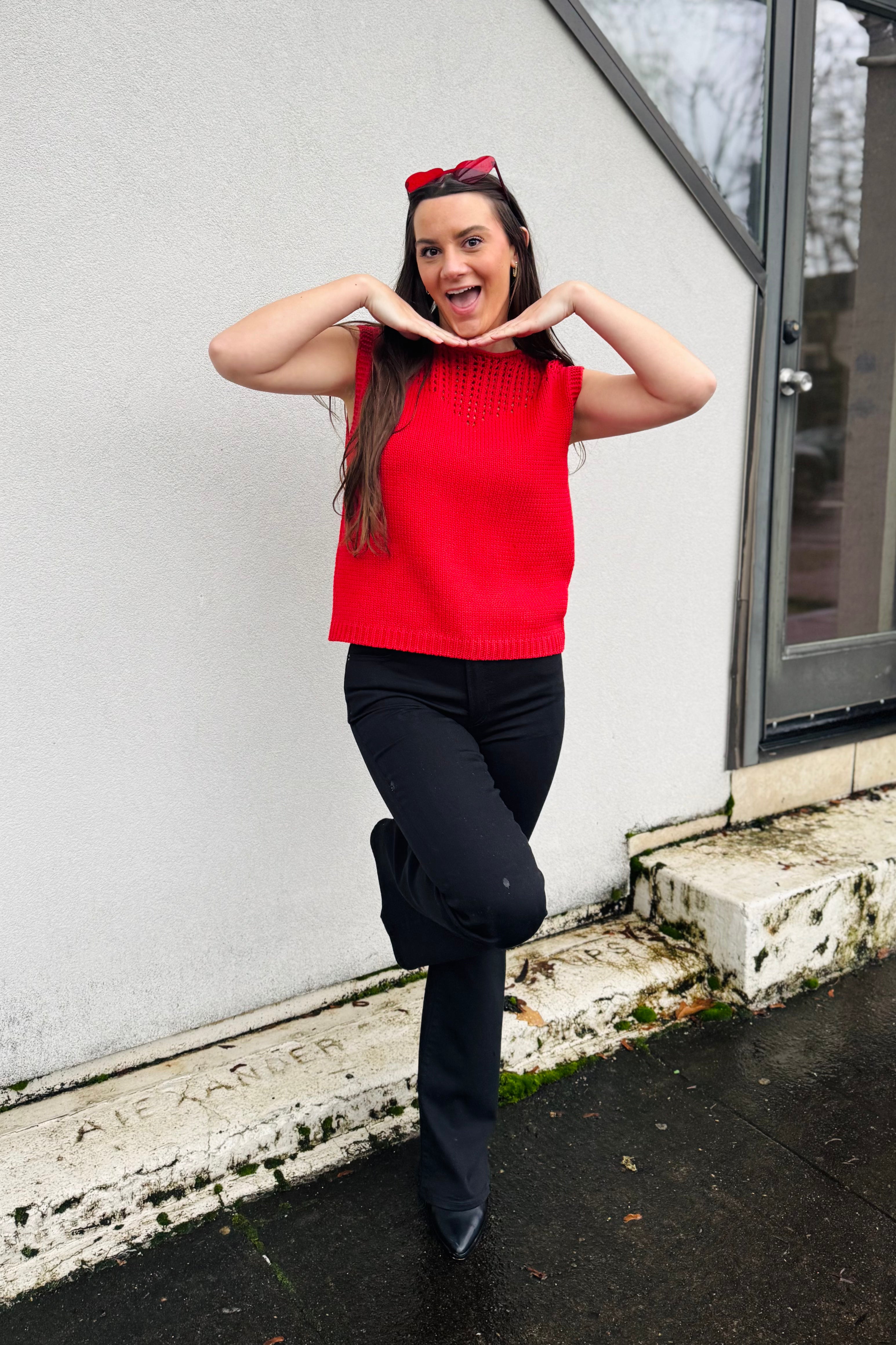 Timeless Open-Knit Sweater