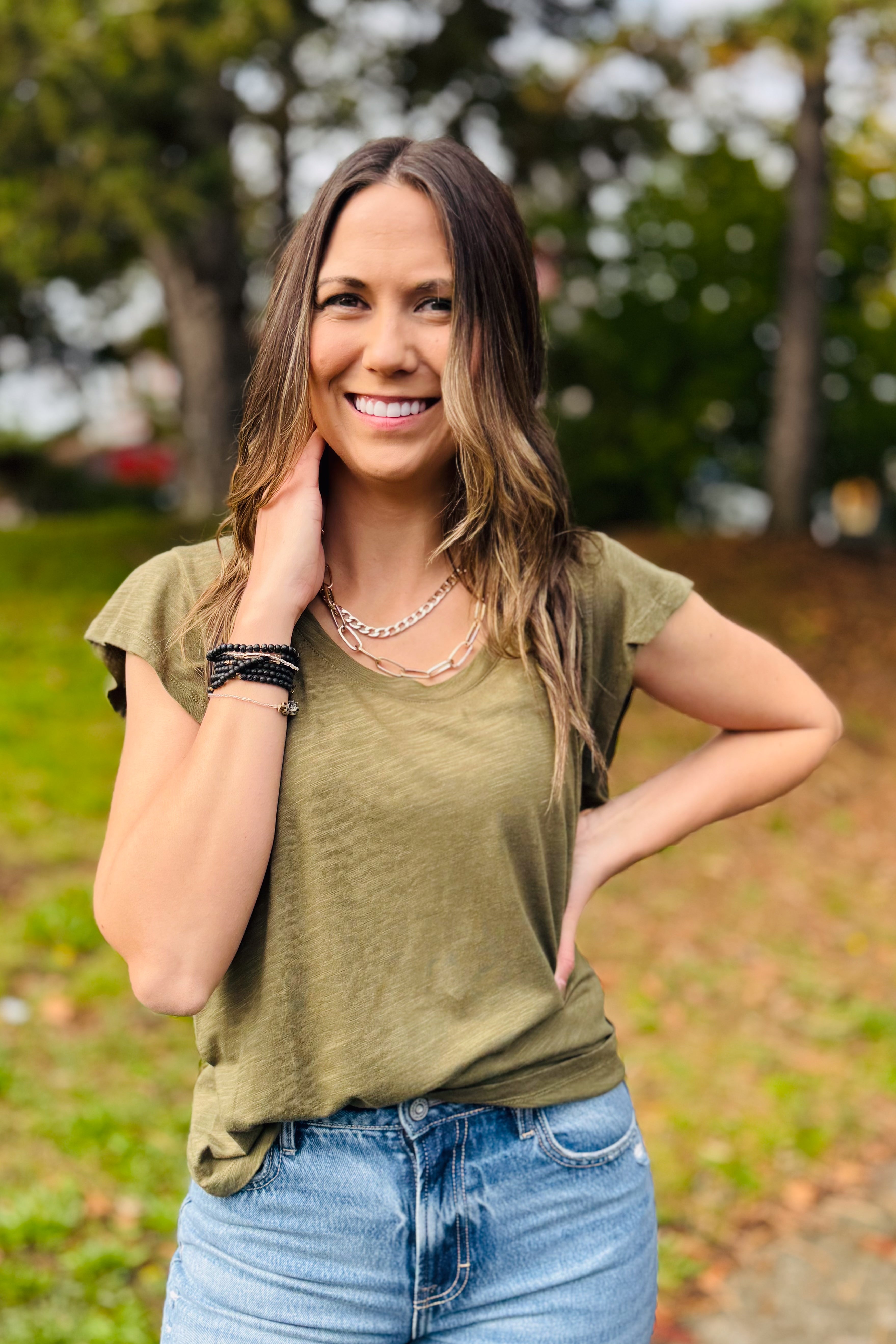 Westside Tee Mossy Green