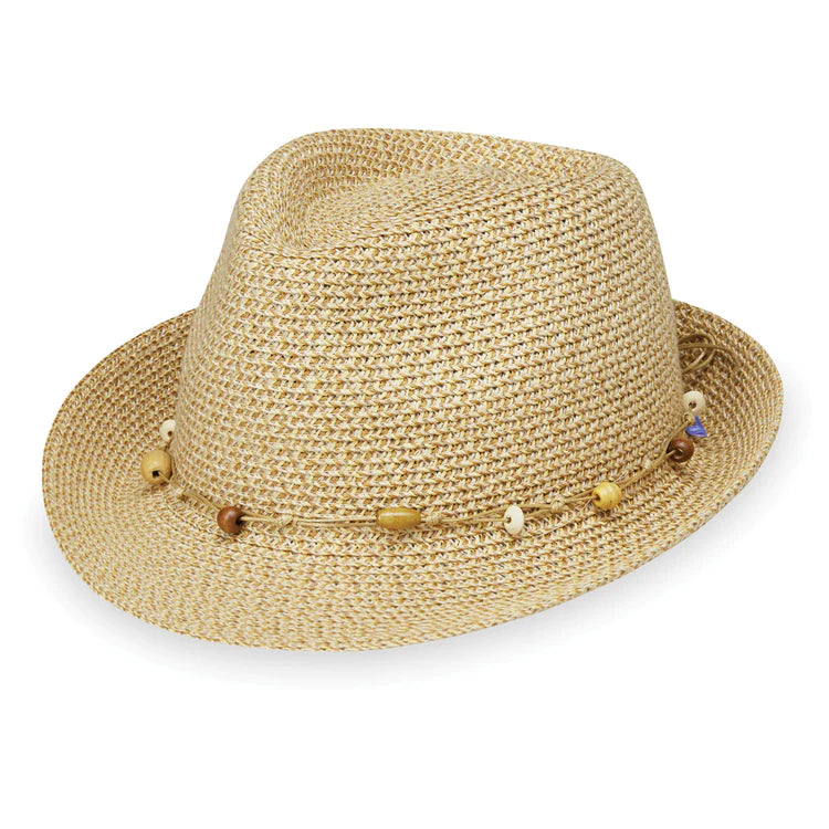 Waverly Fedora Hat-Natural