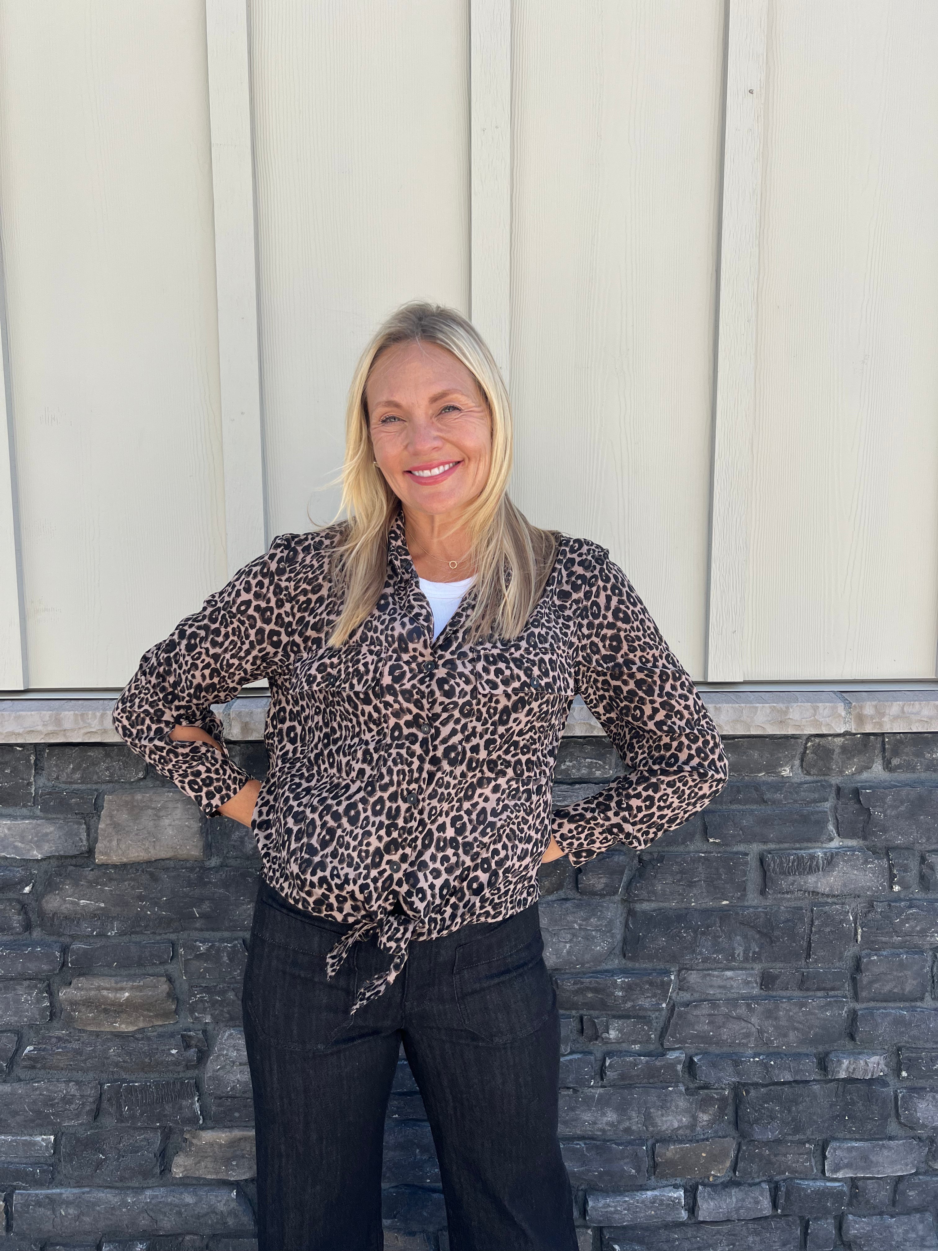 Wild Love Tie Top