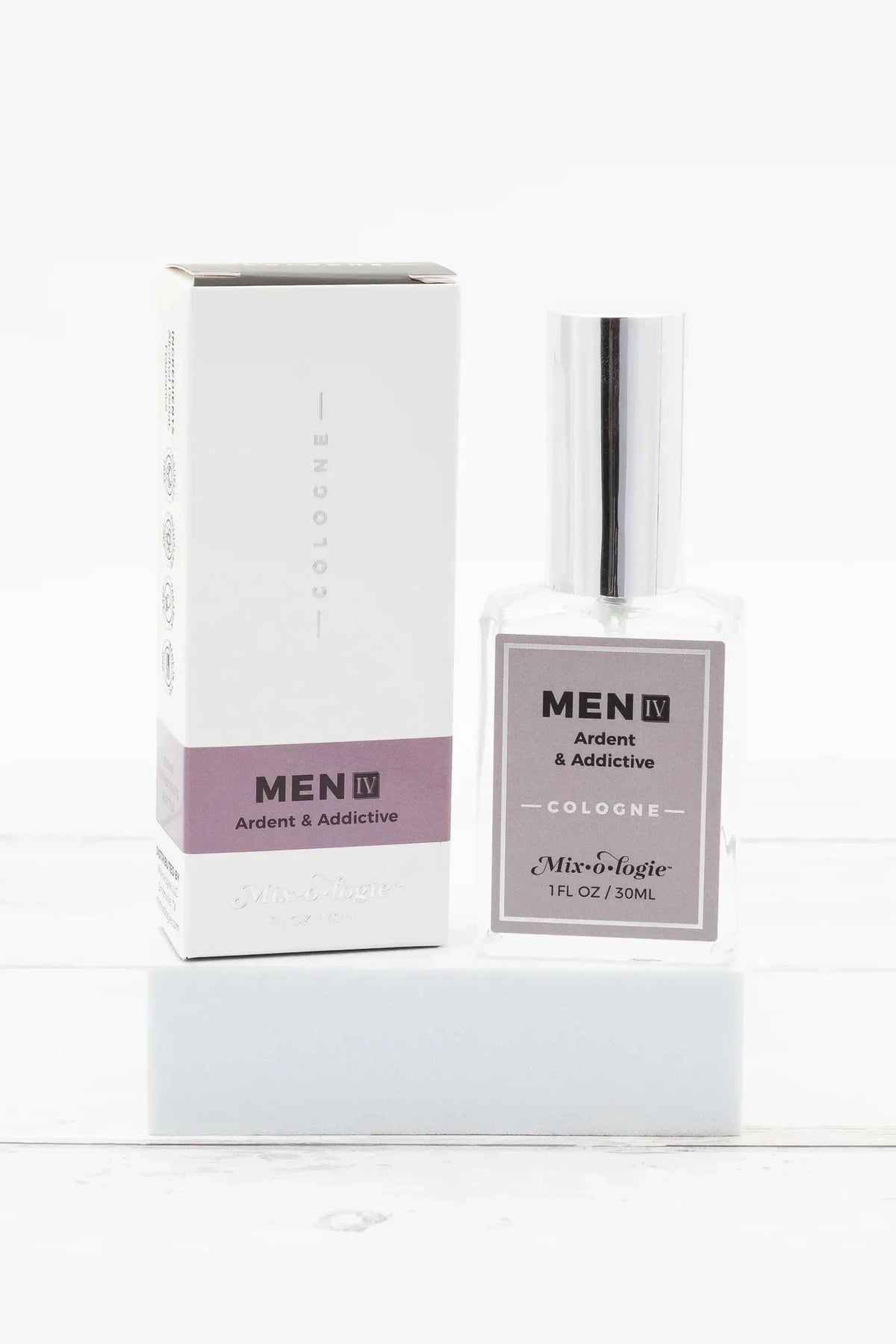 Mixologie Ardent and Addictive cologne spray, a bold, long-lasting men's scent to wear for date nights, evenings out and special occasions, a great gift for him