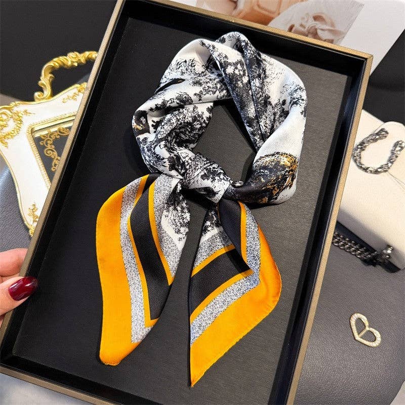 Fashion Print Square Scarf
